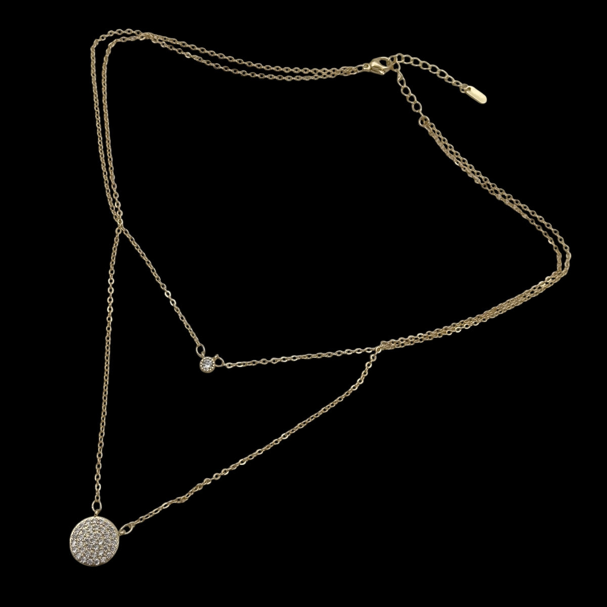 Colier Duo Nova Placat cu Aur 18K