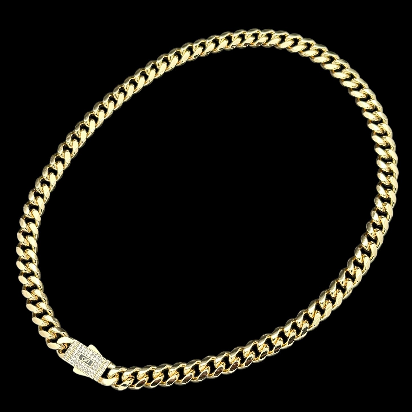 Colier Cuban Miami Placat cu Aur 18K
