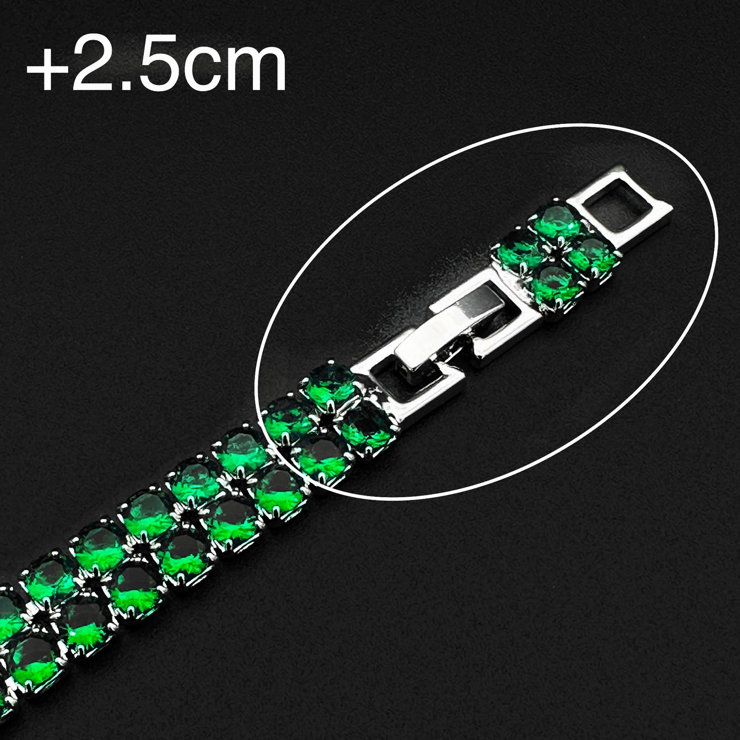 Brățară Tennis Double Green