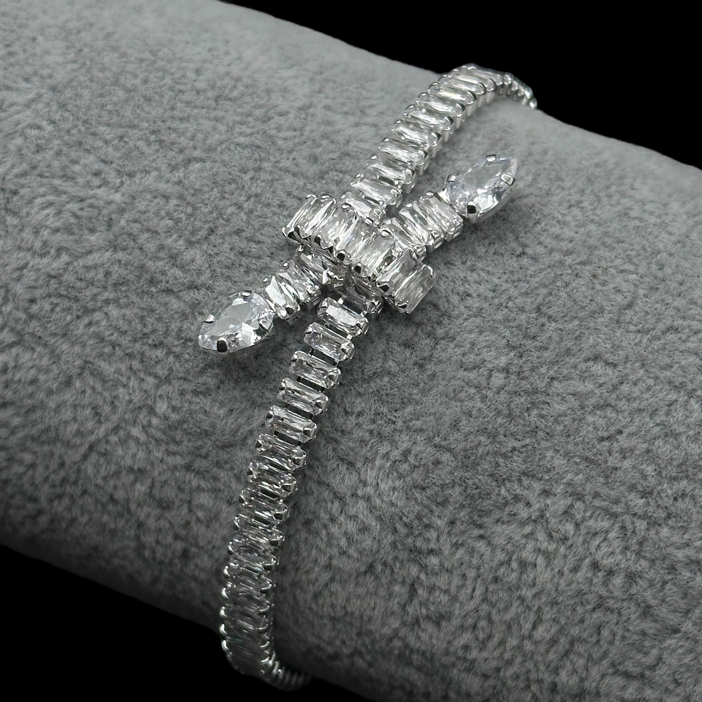 Brățară Tennis Serpent Silver