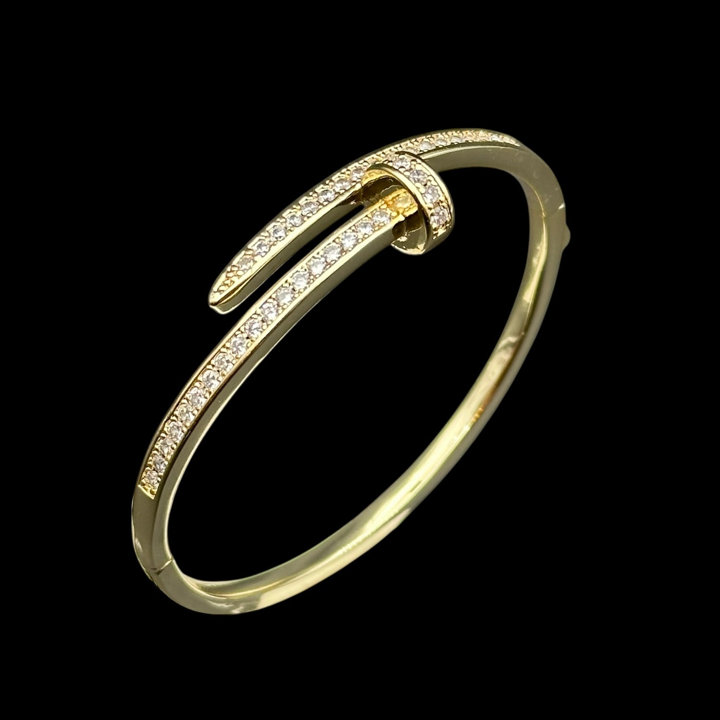 Brățară Fixă Nail Placată cu Aur 18K