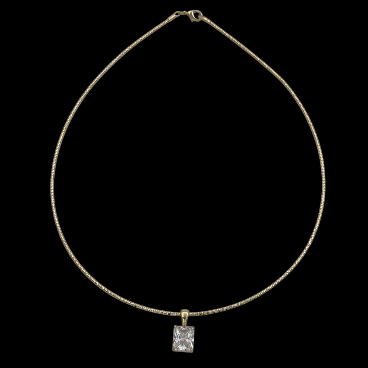 Colier Choker Diamond Placat cu Aur 18K