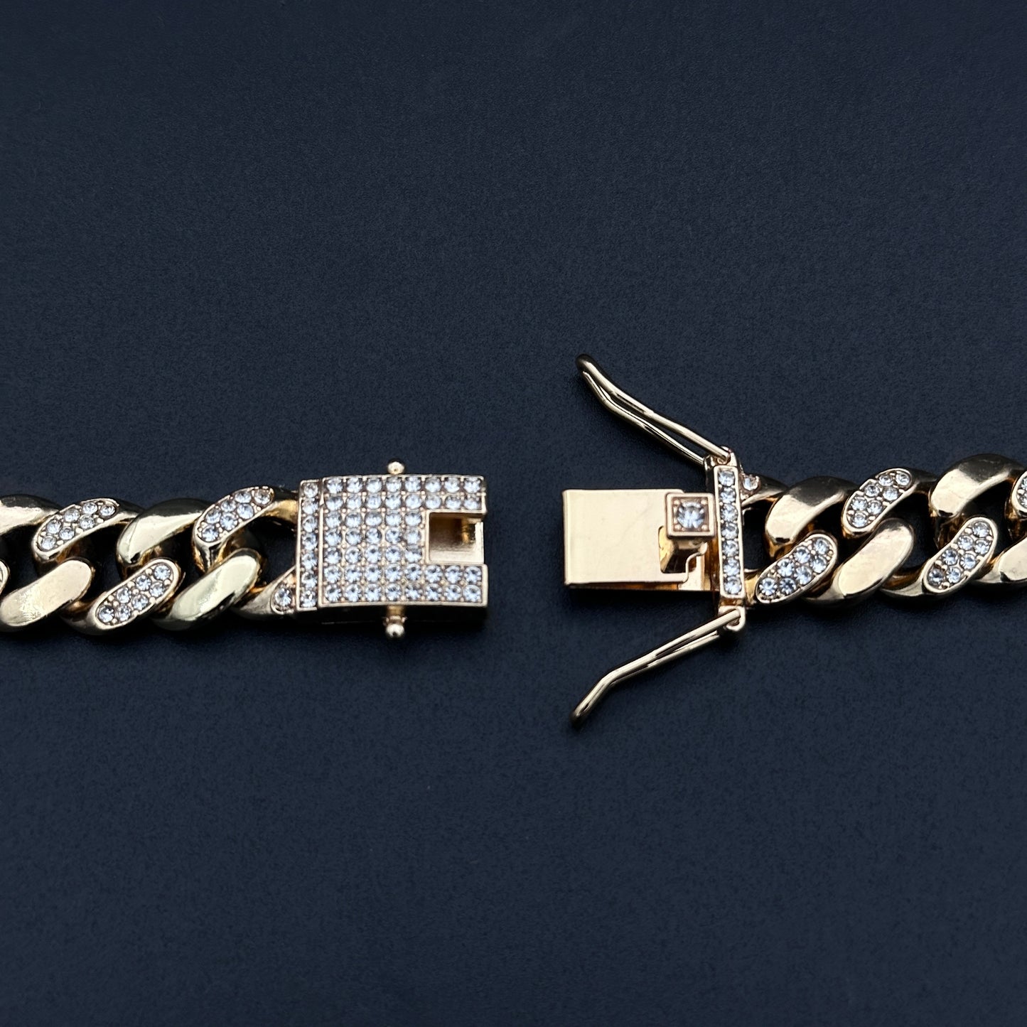 Colier Cuban Improved Gold
