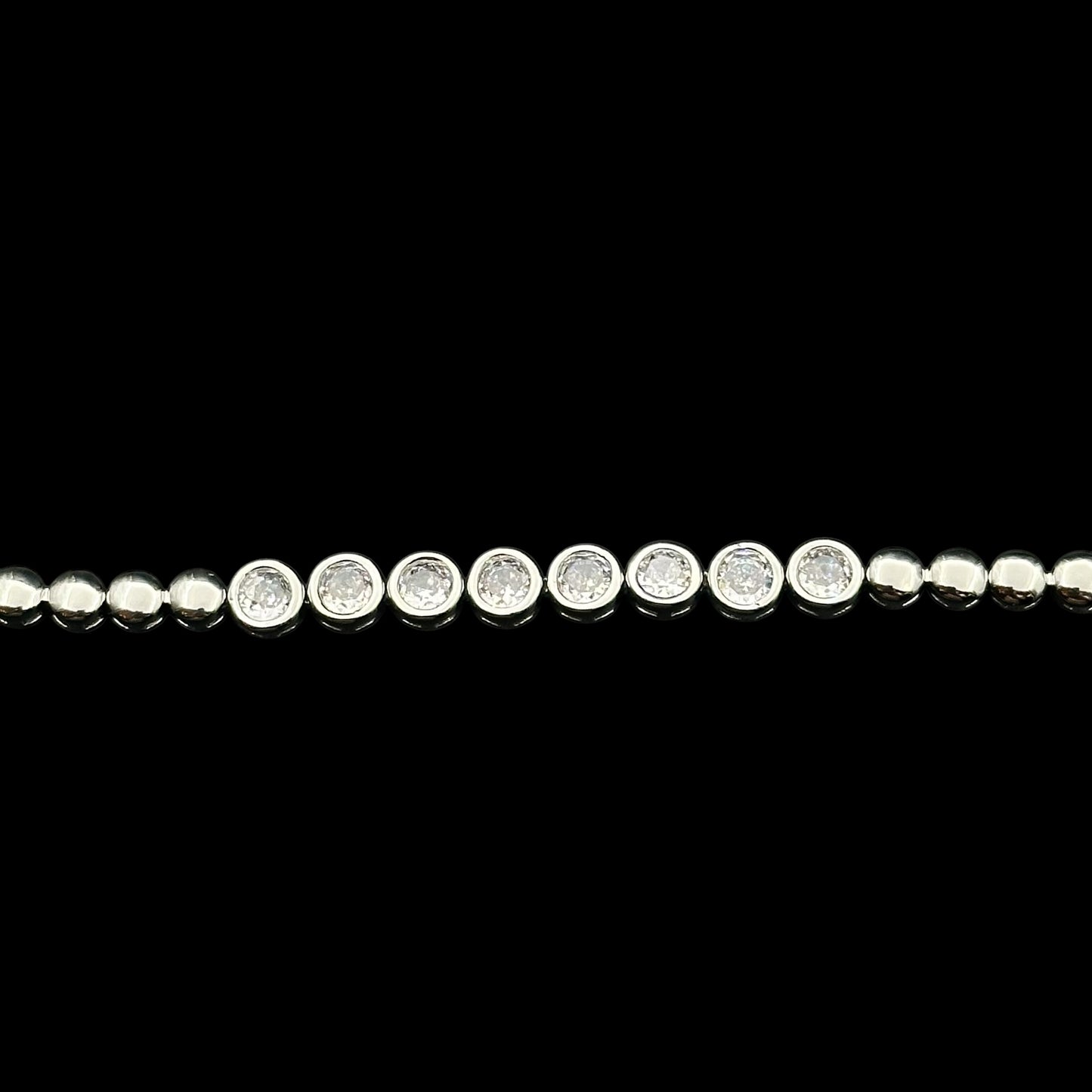 Brățară Tennis Dream Placată cu Aur Alb