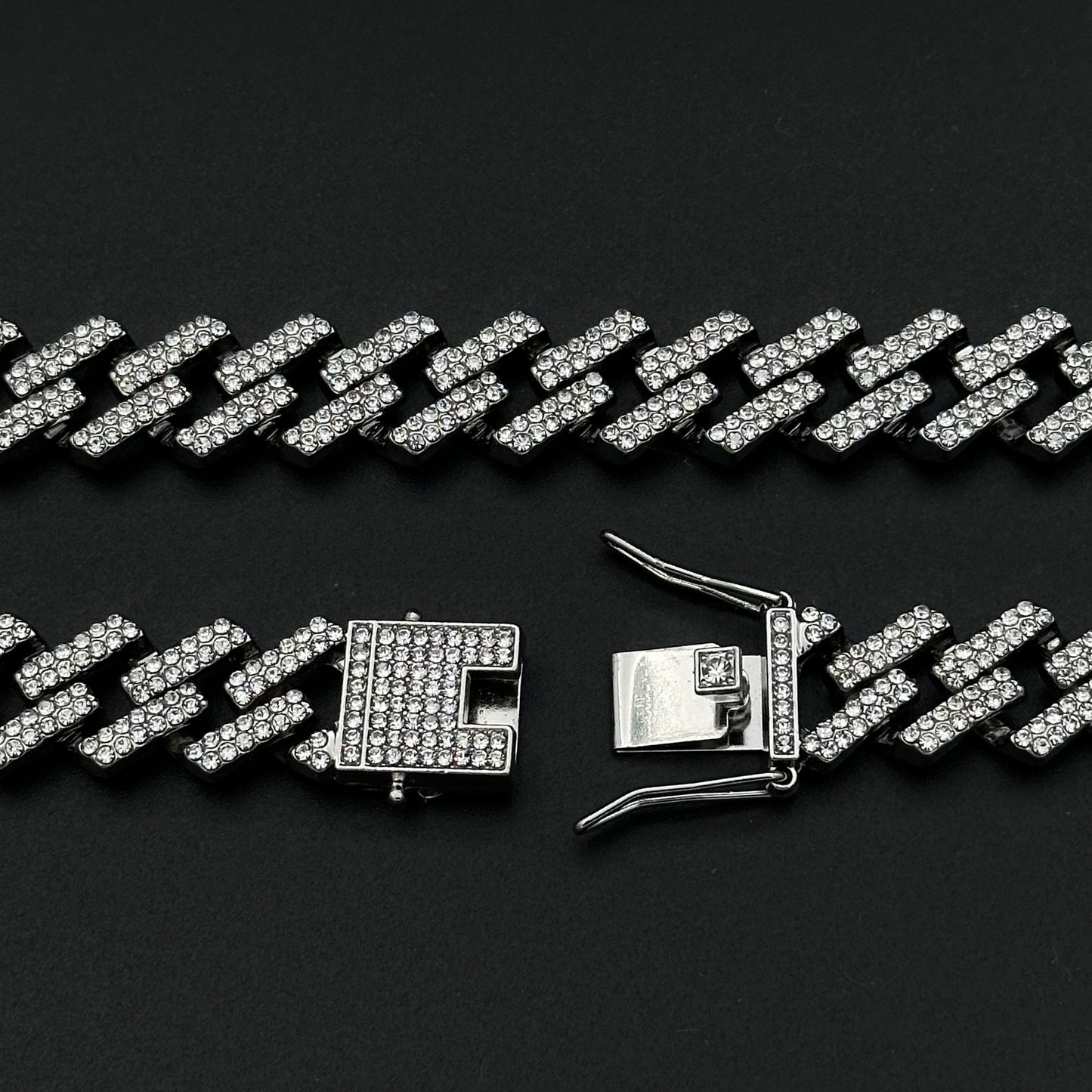 Colier Cuban Miami Silver