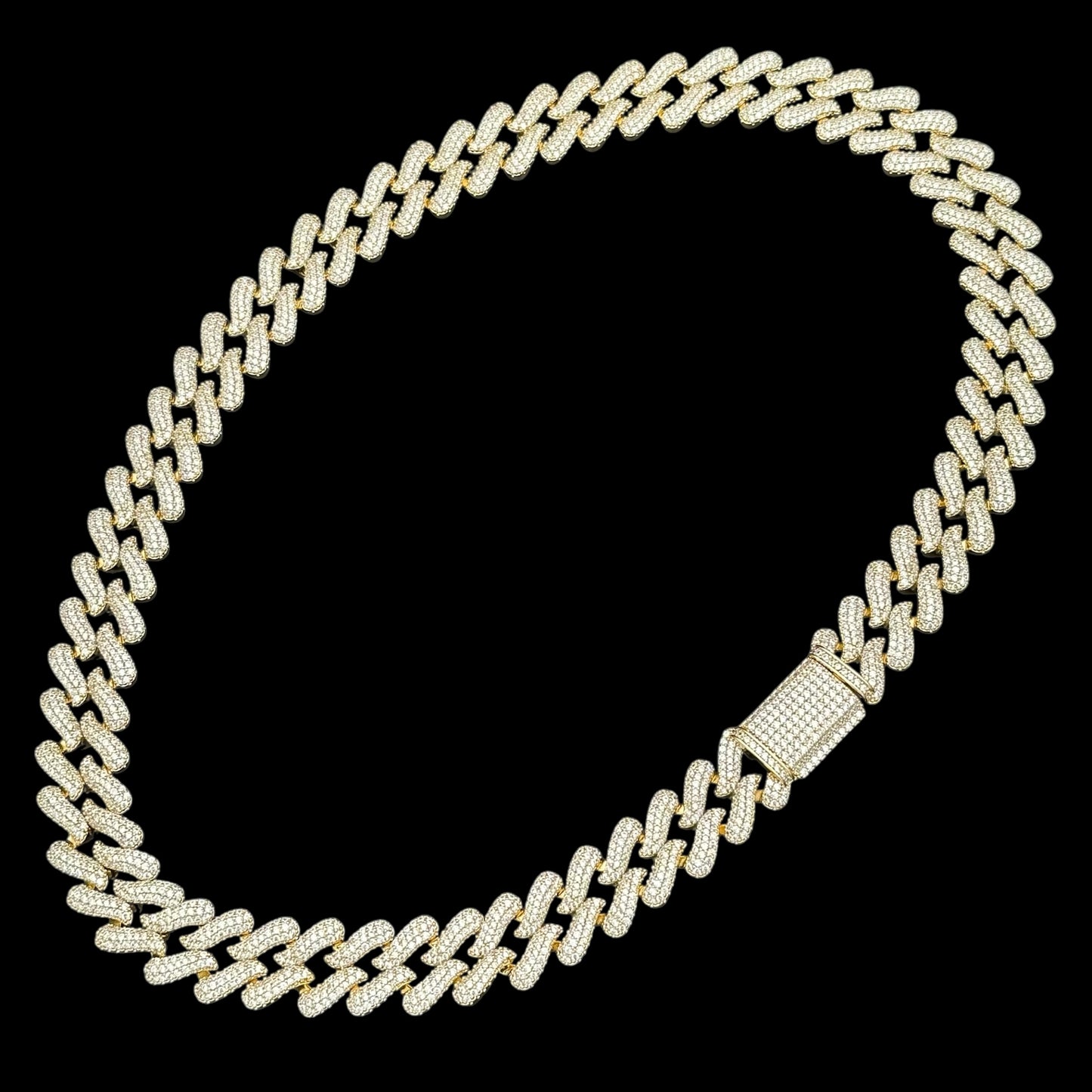Colier Cuban Special Placat cu Aur 18K