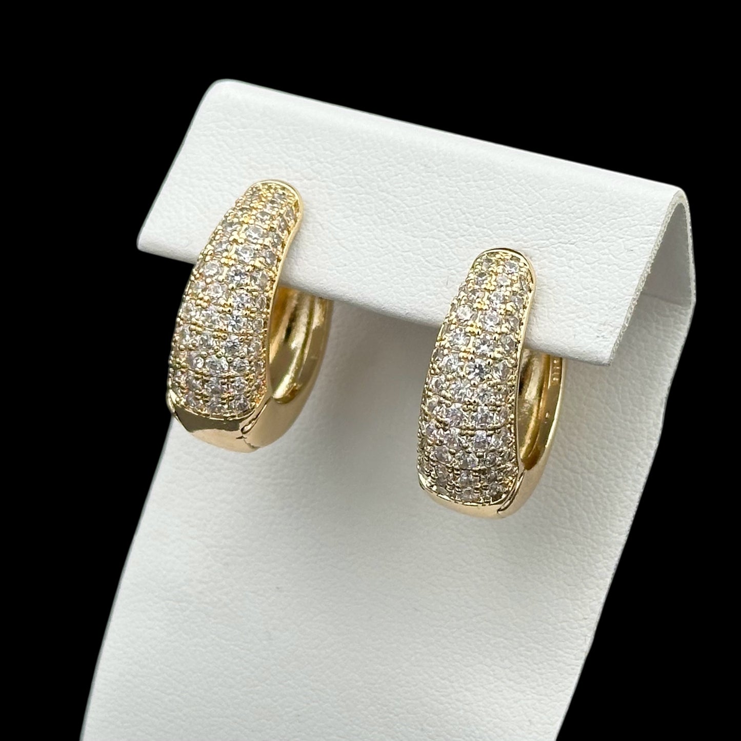 Cercei Luxury 3 Placați cu Aur 18K