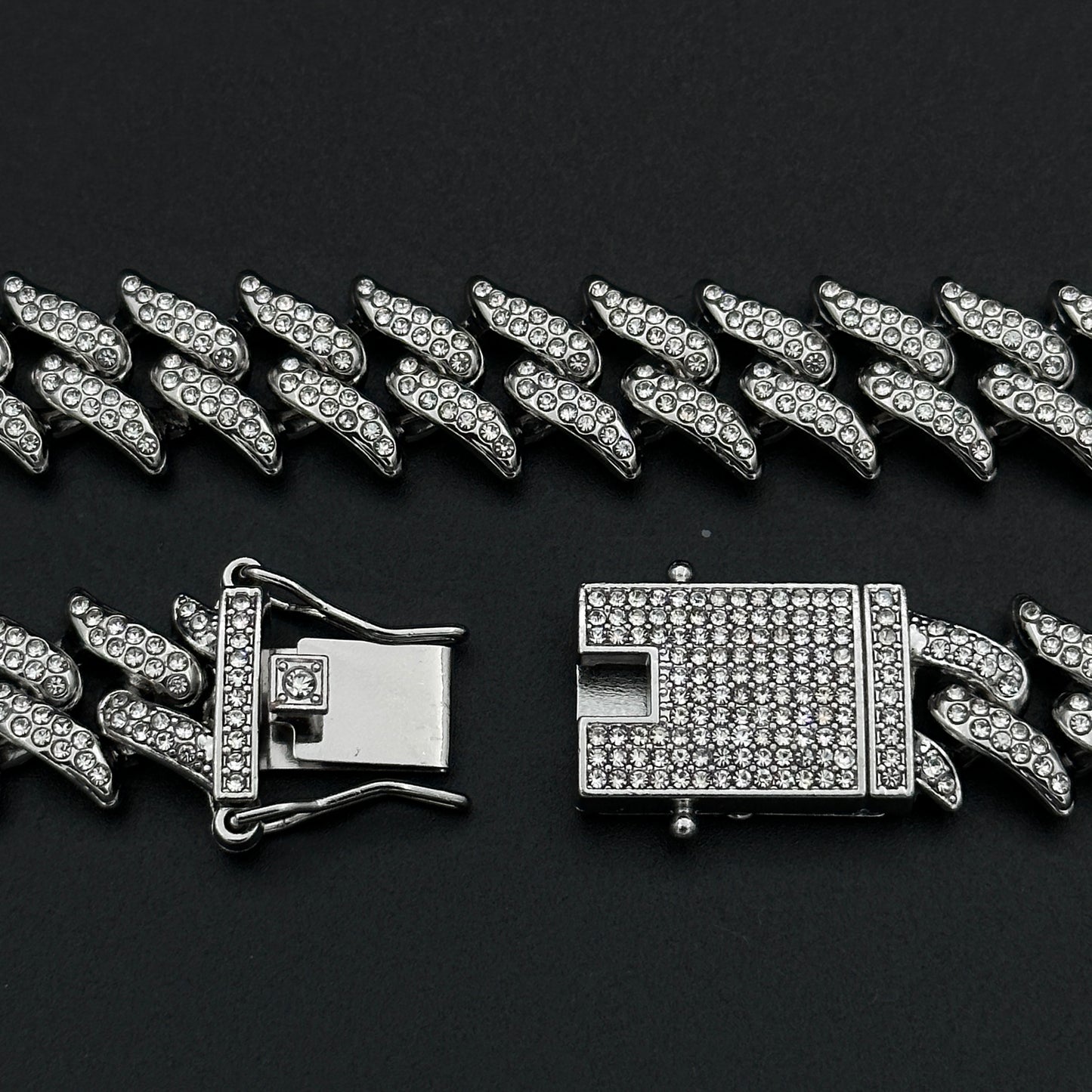 Brățară Cuban Rebel Silver