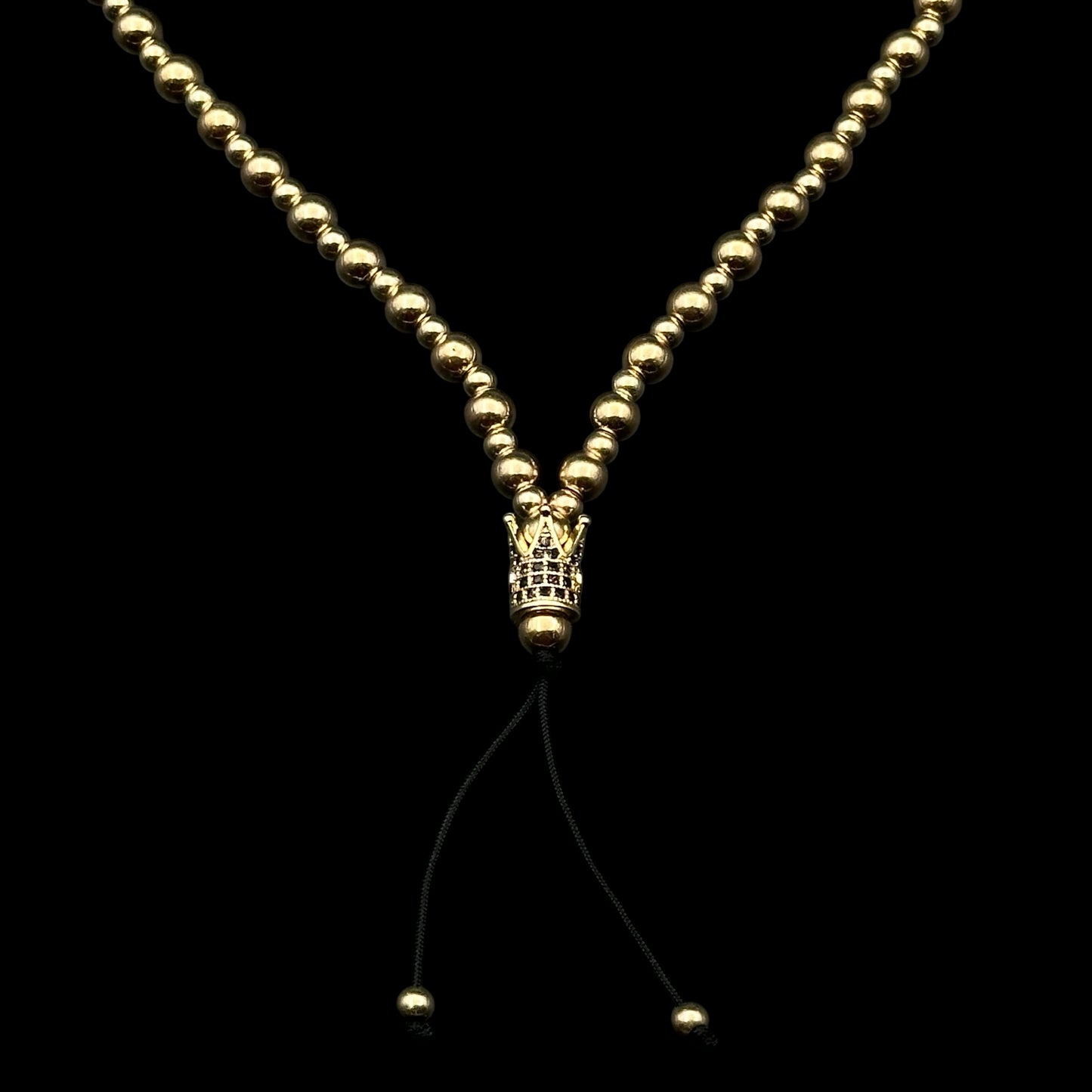 Colier Rosary Crown Gold