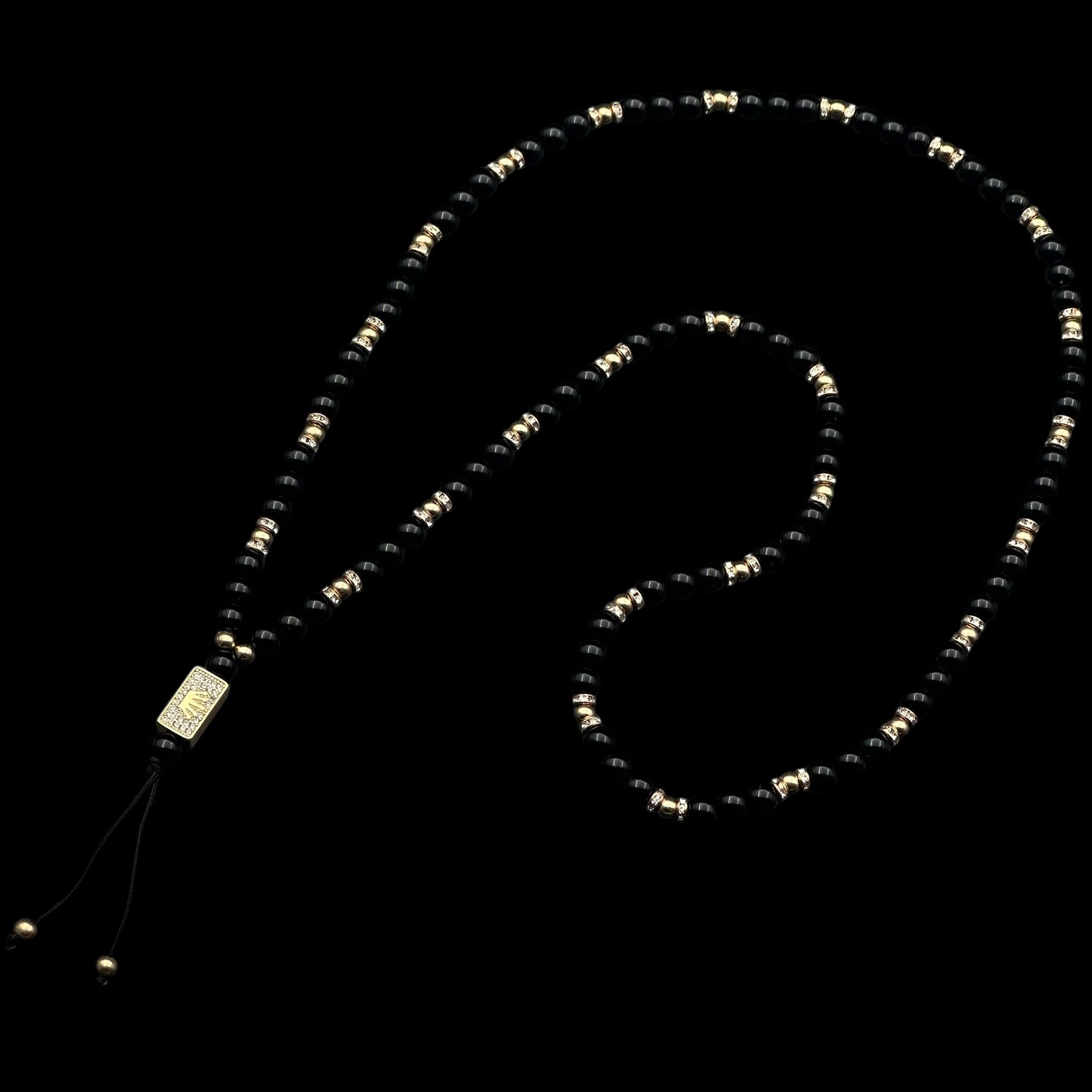Colier Rosary Royal Black