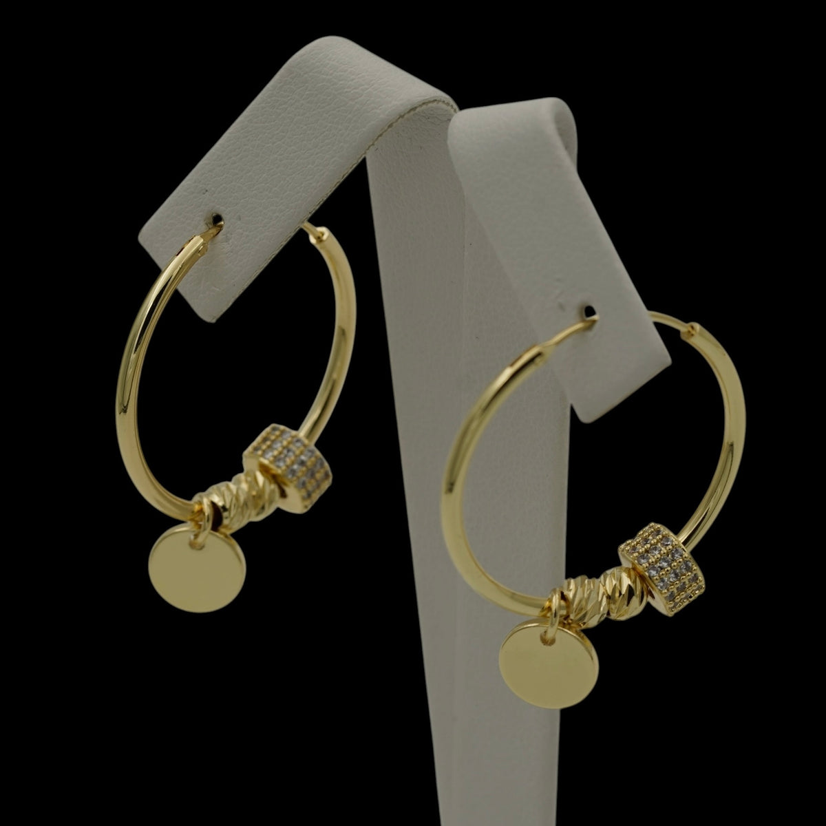 Cercei Charmify Banuti Placati cu Aur 18K