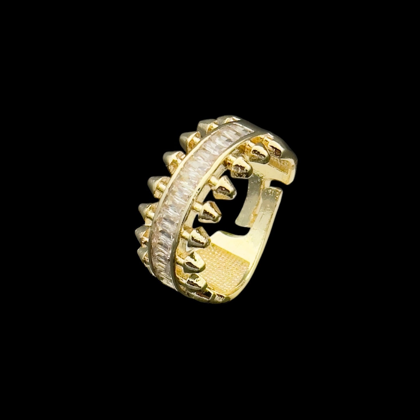 Inel reglabil Rebel Placat cu Aur 18K