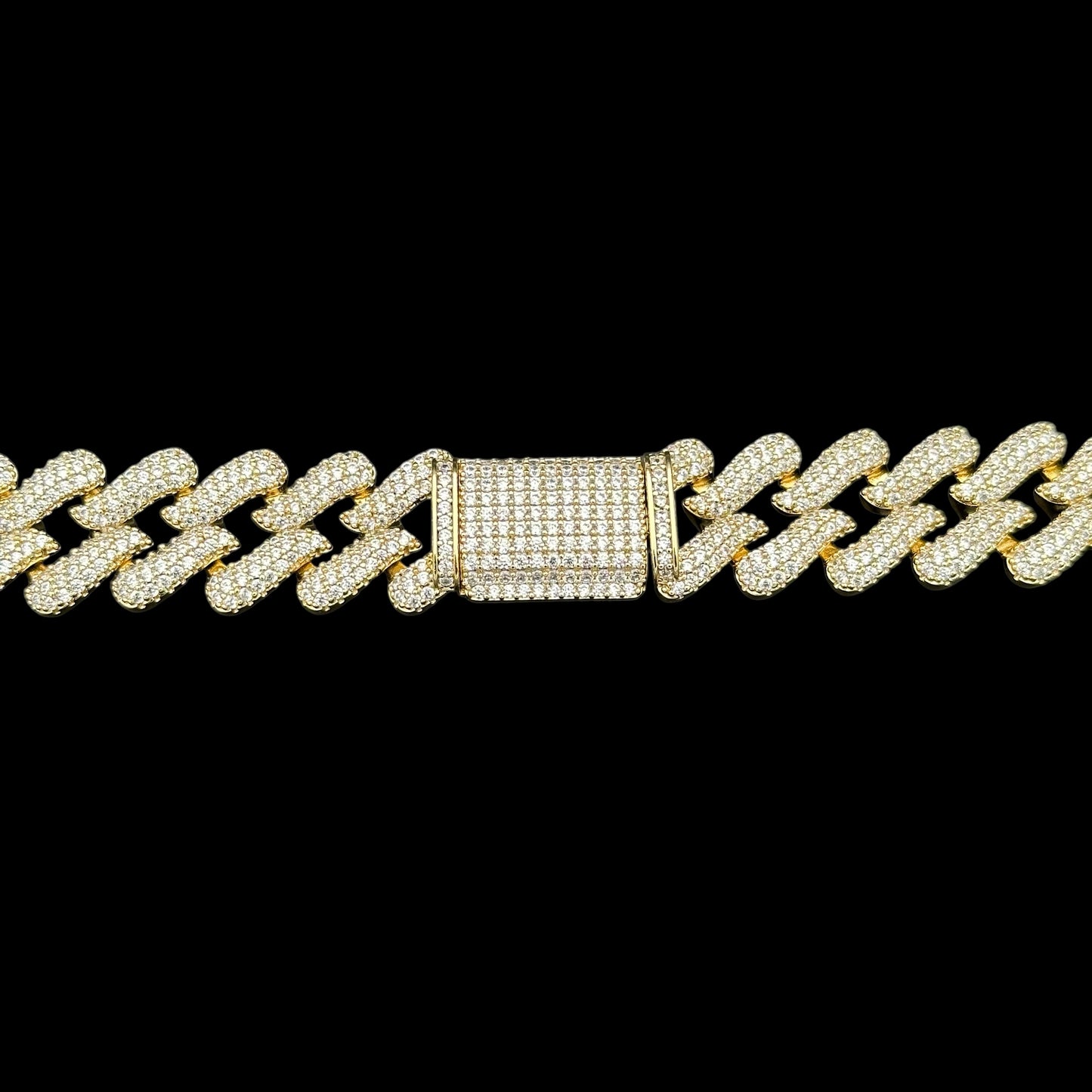 Colier Cuban Special Placat cu Aur 18K