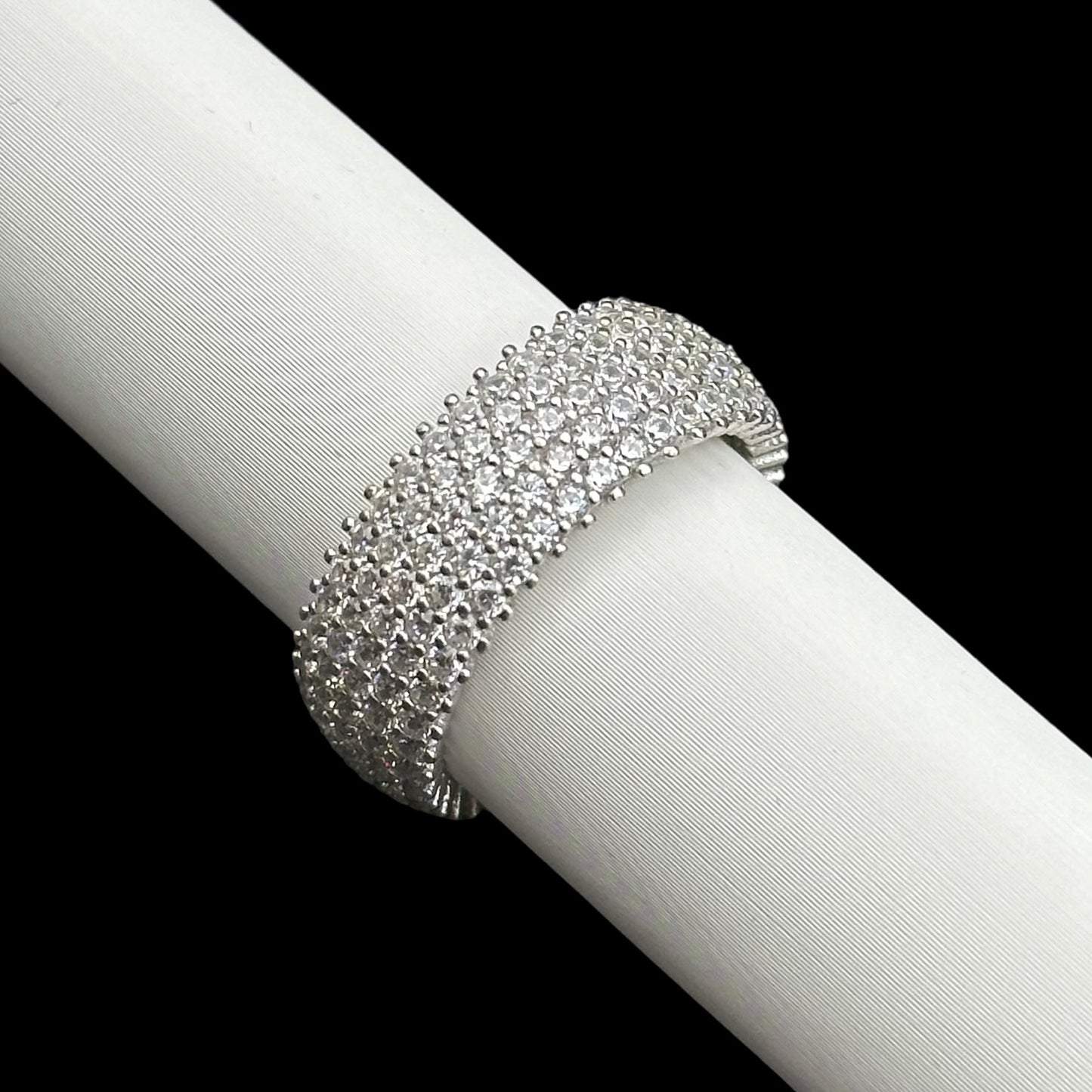 Inel Tennis Diamonds Argint