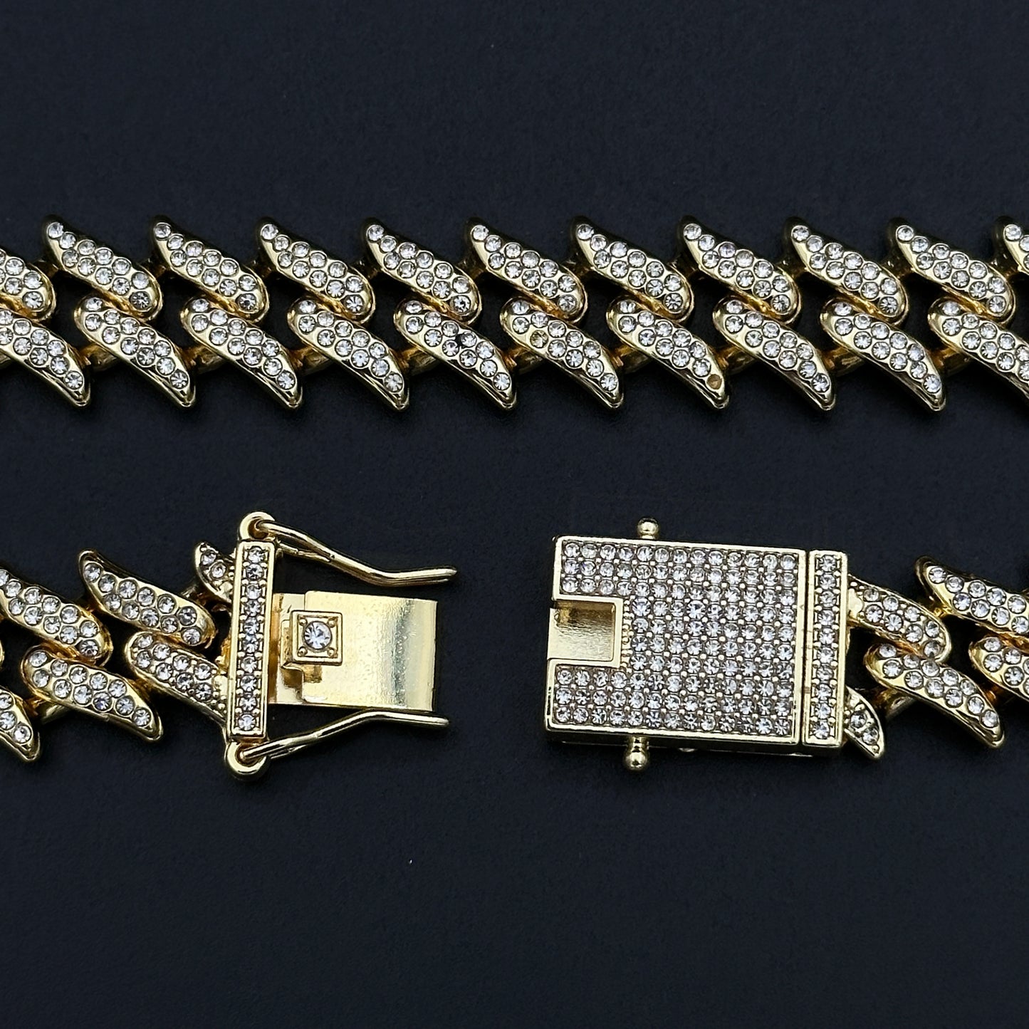 Brățară Cuban Rebel Gold