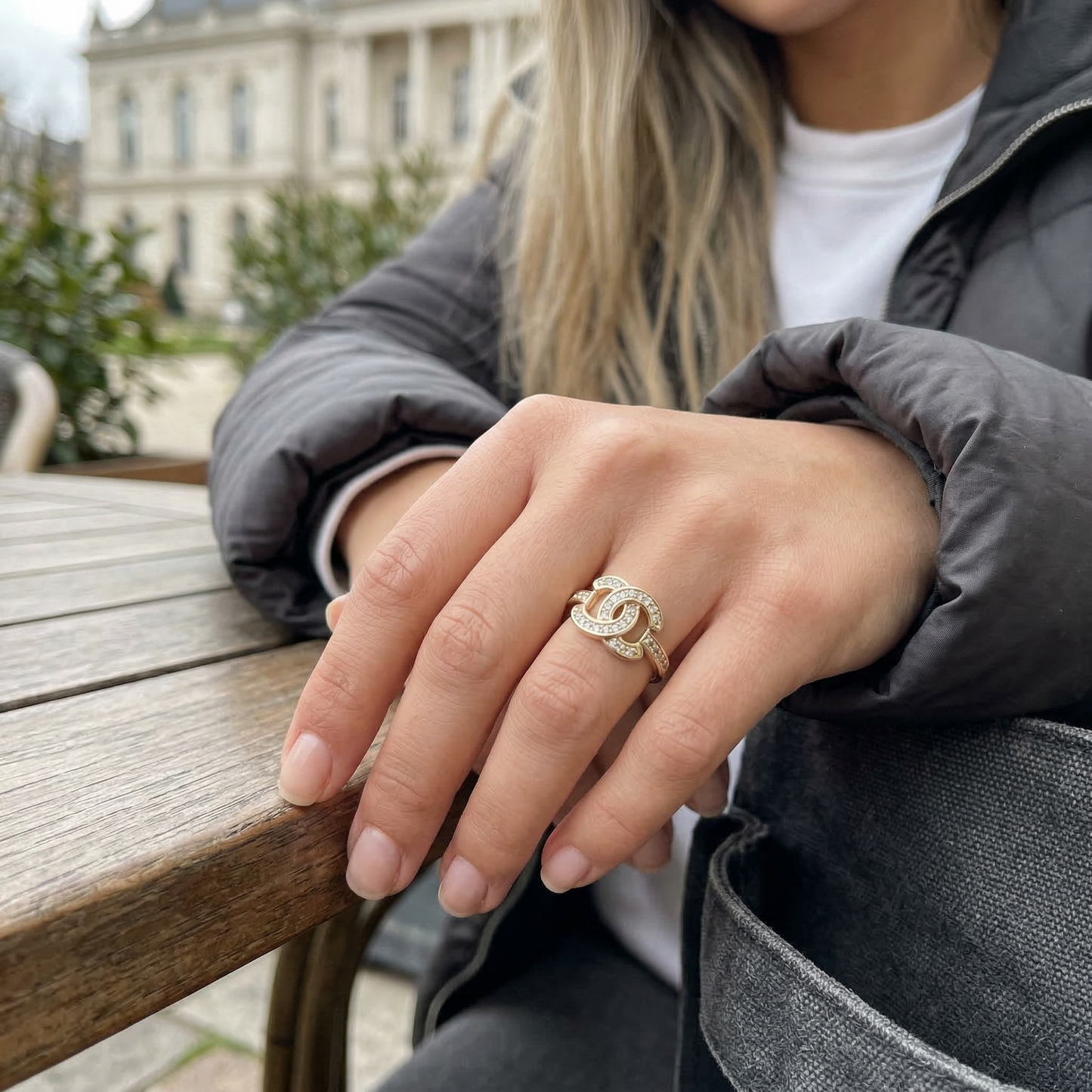Inel C&C Placat cu Aur 18K
