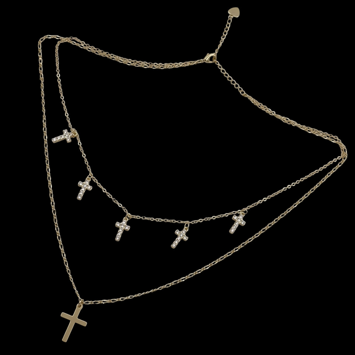 Colier Duo Divine Placat cu Aur 18K