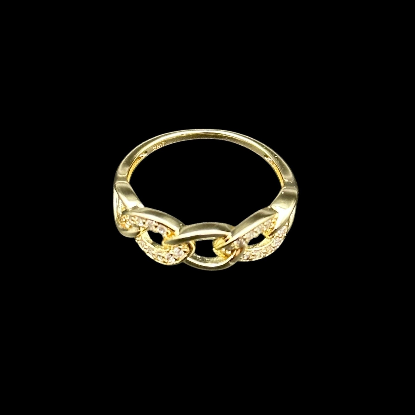 Inel Infinity Placat cu Aur 18K