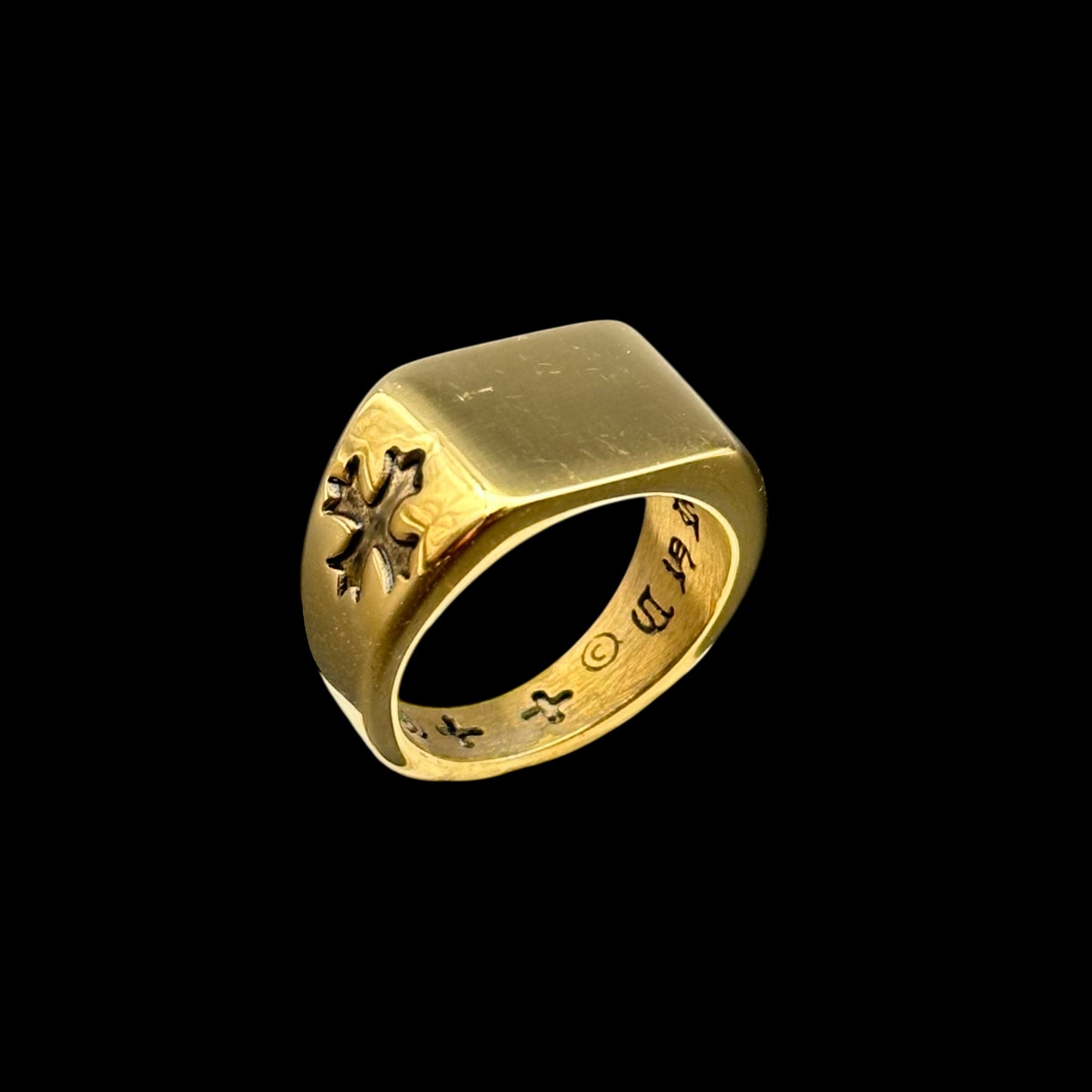 Inel Crusader Gold INOX