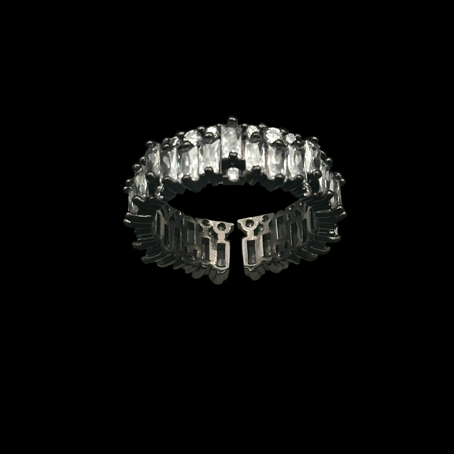 Inel reglabil Royal Black