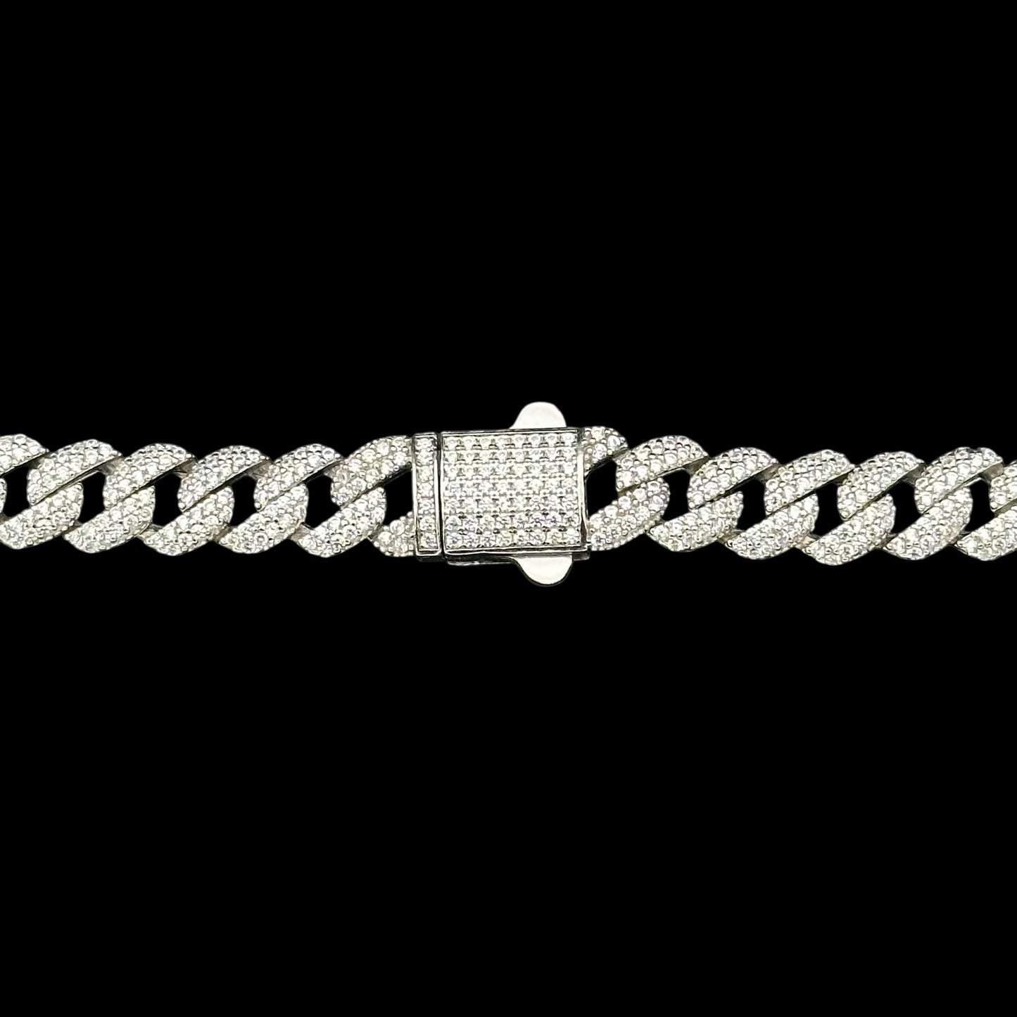 Bratara Cuban 10mm Argint