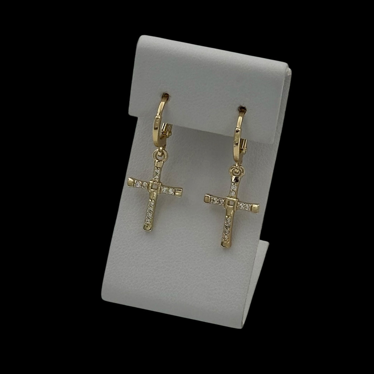 Cercei Mini Fast&Furious Placati cu Aur 18K