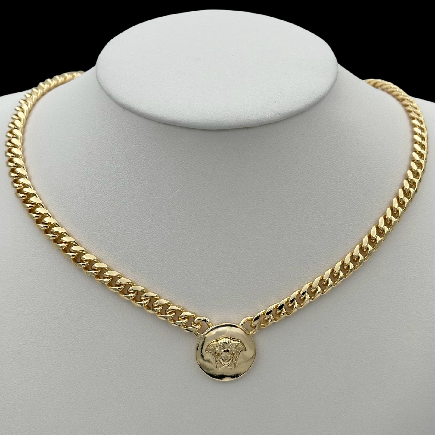 Colier Medusa Placat cu Aur 18K