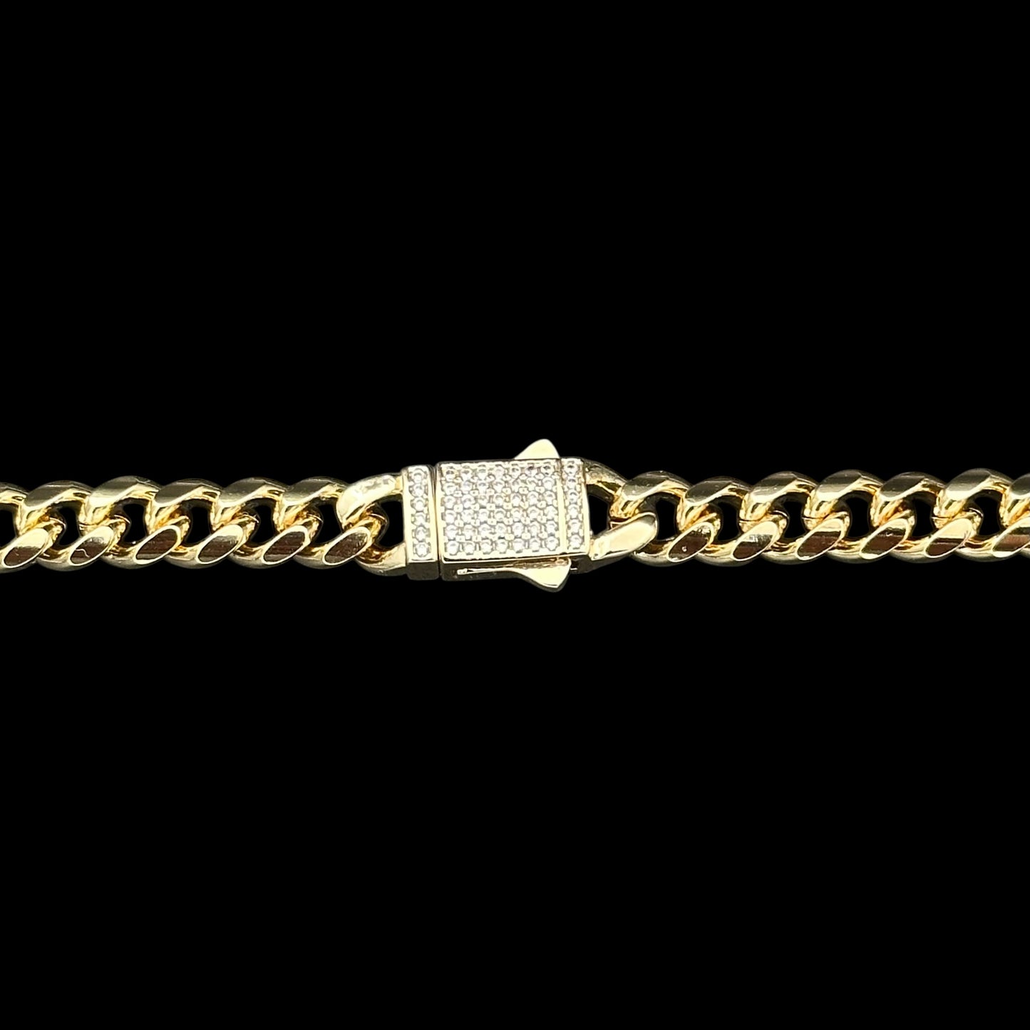 Colier Cuban 6mm Placat cu Aur 18K