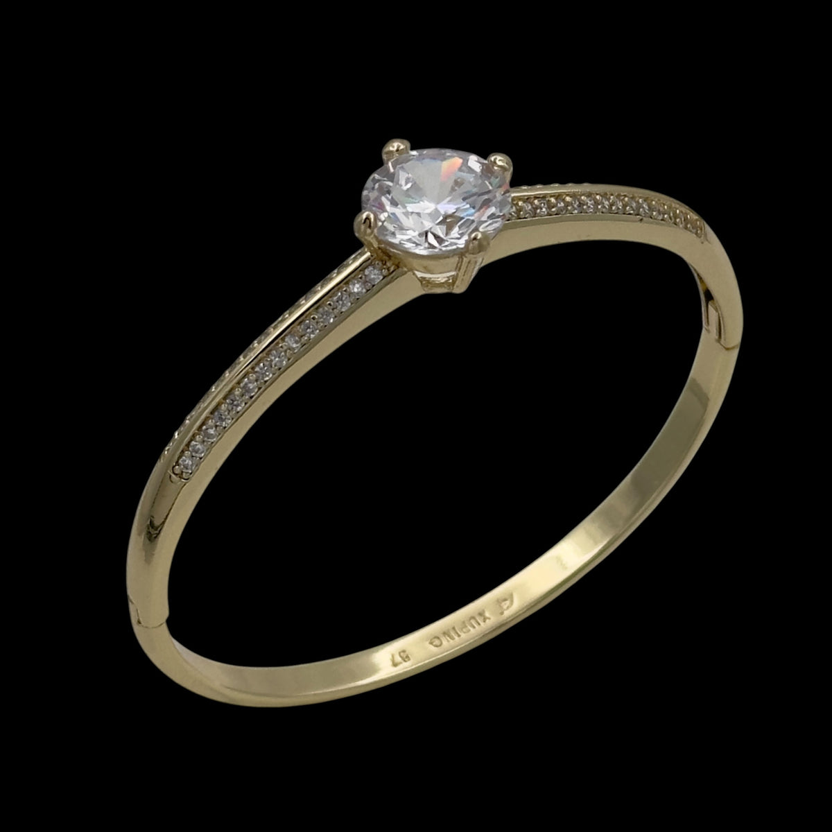 Bratara Fixa Diamond Placata cu Aur 18K