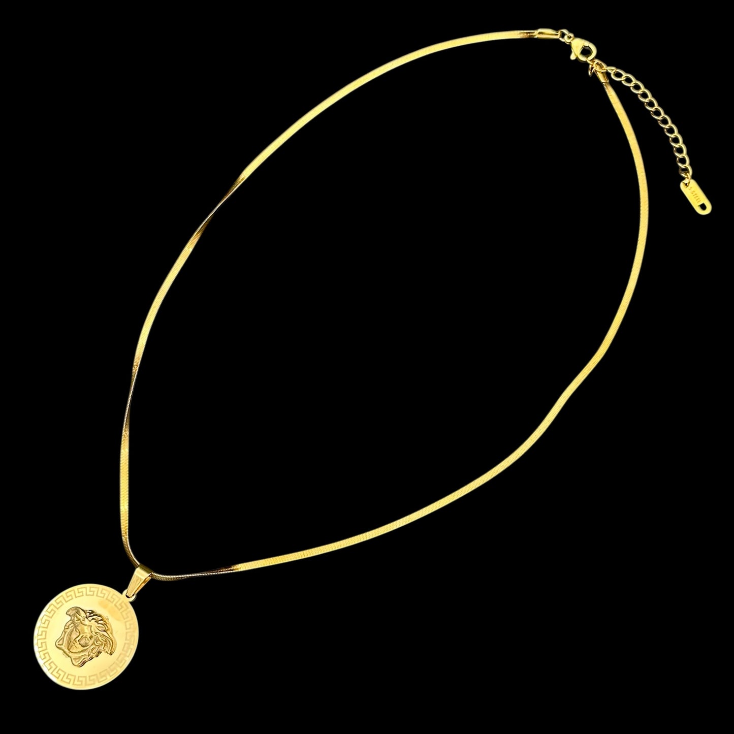 Colier Medusa Placat cu Aur 18K