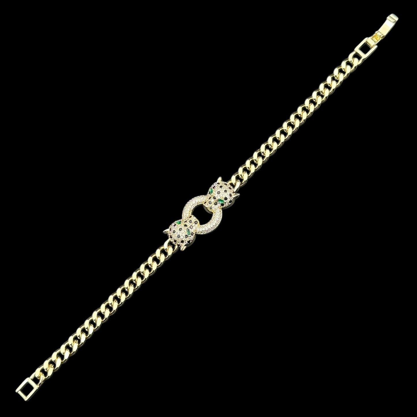 Brățară Panthera Frost Placată cu Aur 18K