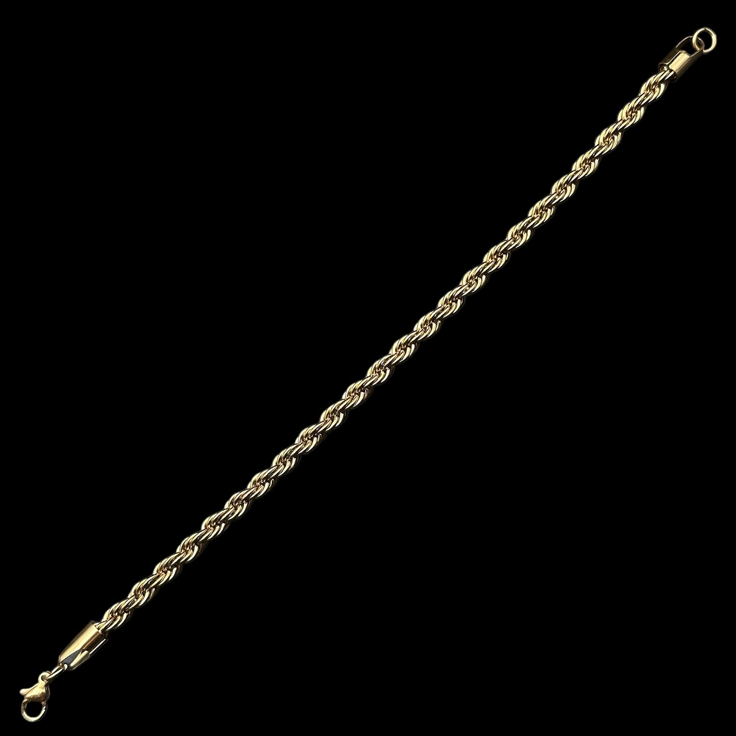 Brățară Rope 4mm Gold INOX