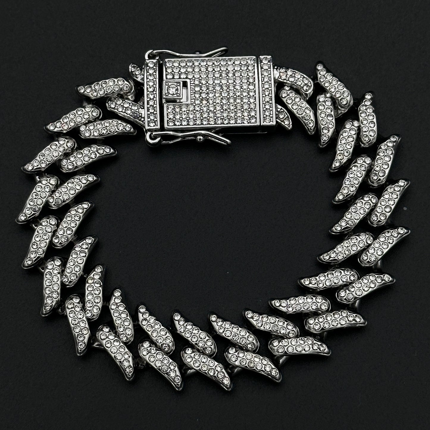 Brățară Cuban Rebel Silver