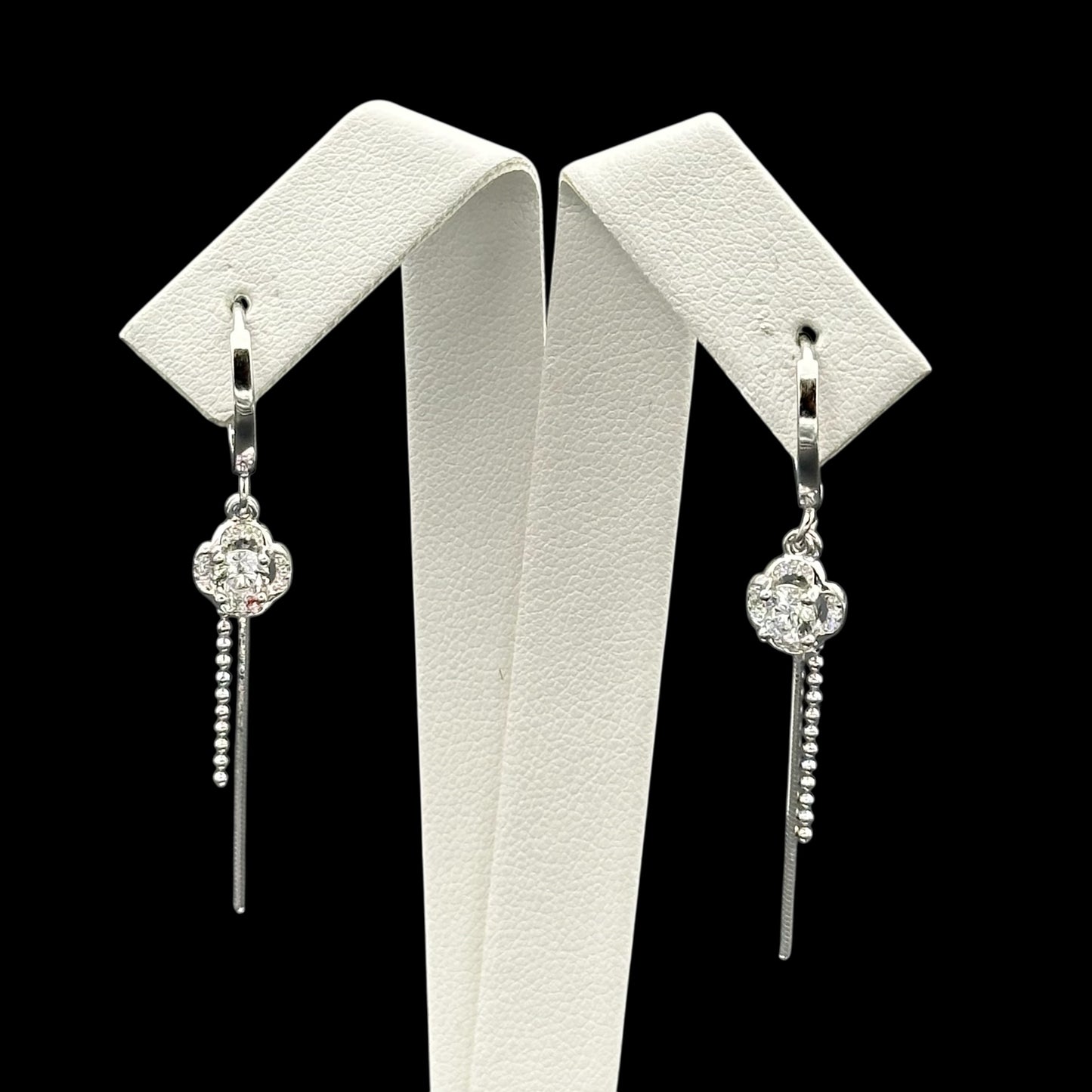 Cercei Flower Argint