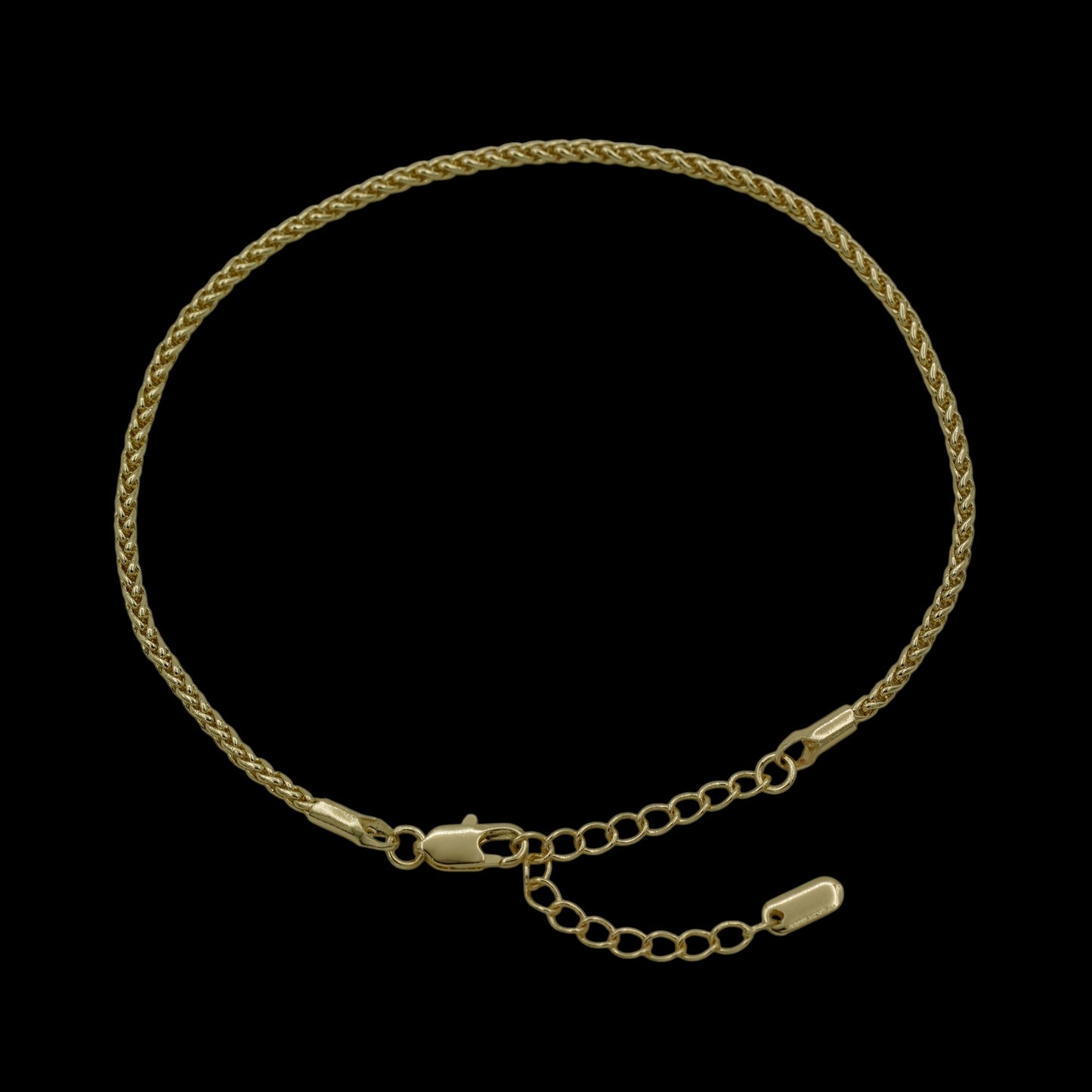 Bratara de picior Rope Placata cu Aur 18K