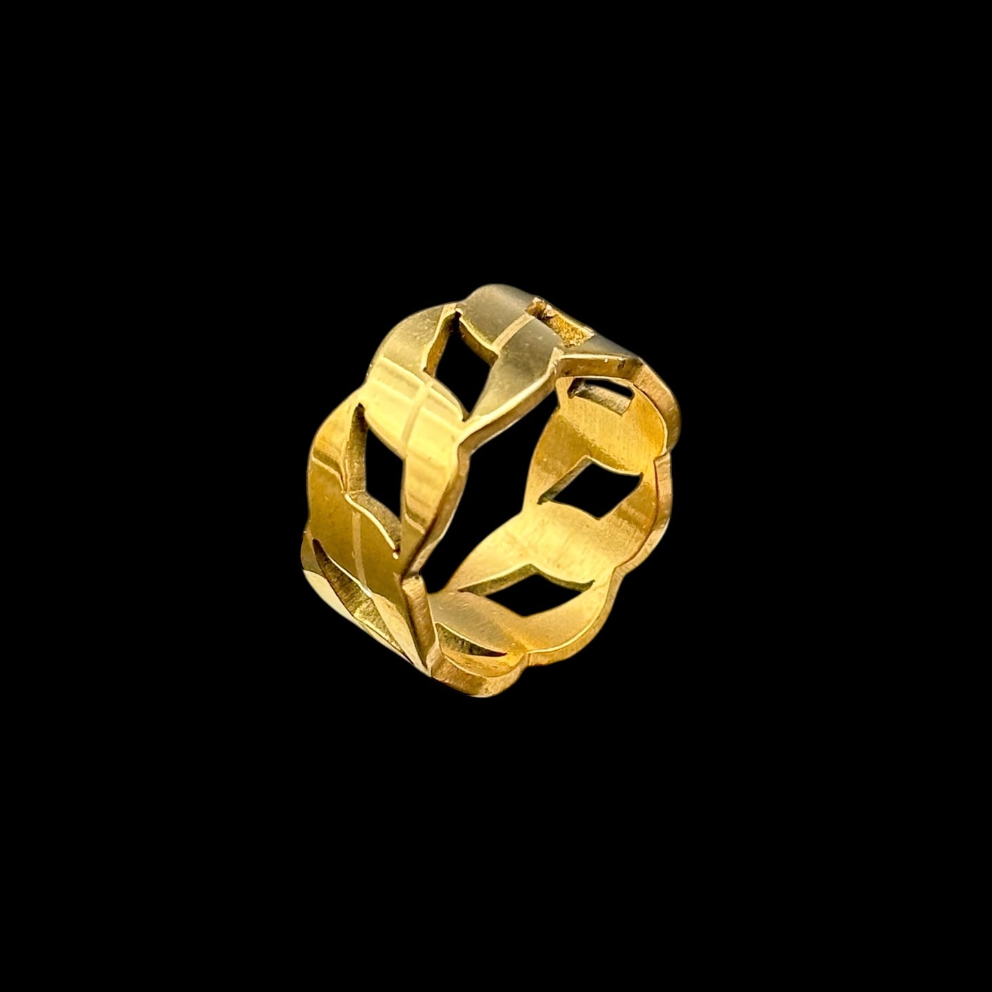 Inel Cuban Gold INOX