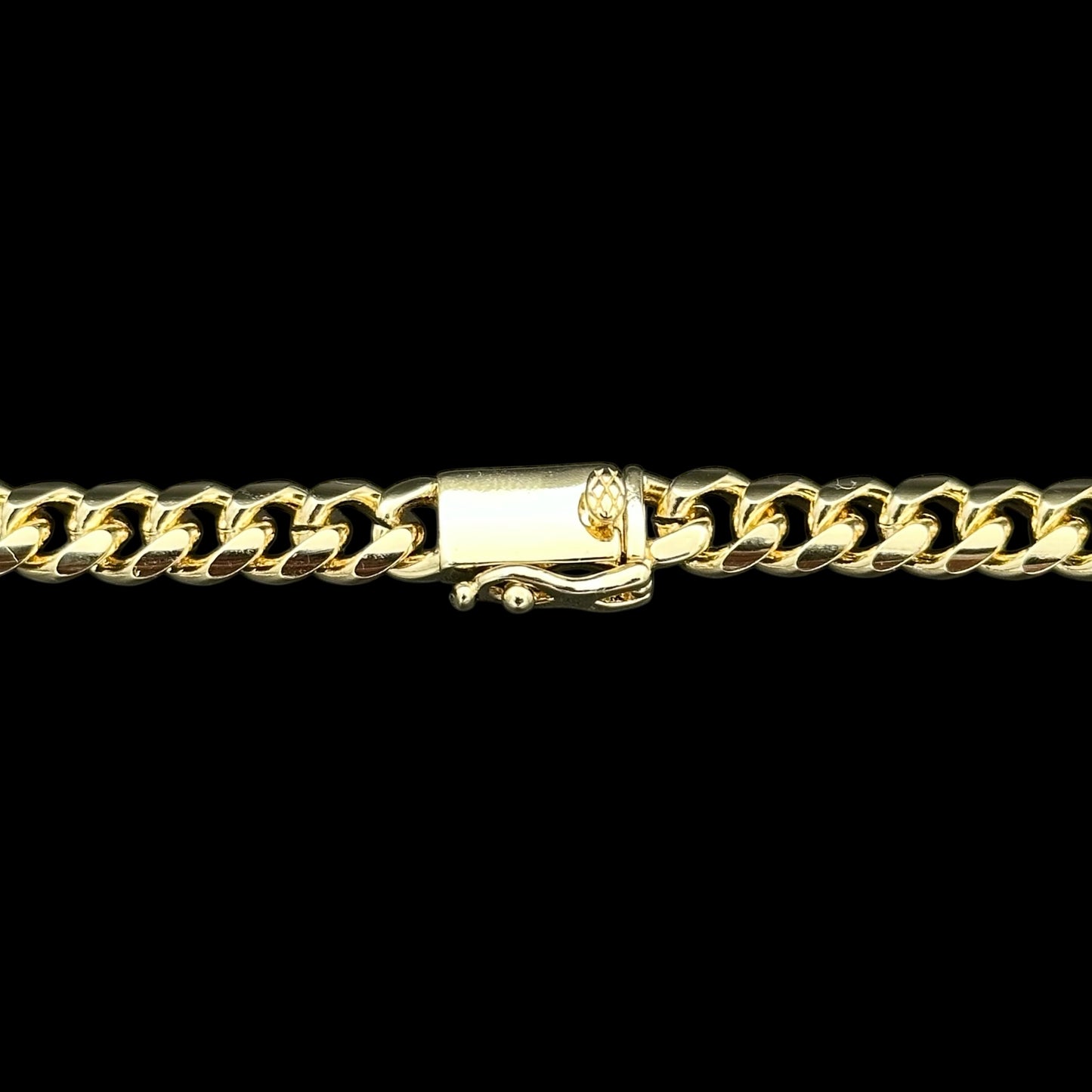 Colier Cuban 6mm Placat cu Aur 18K