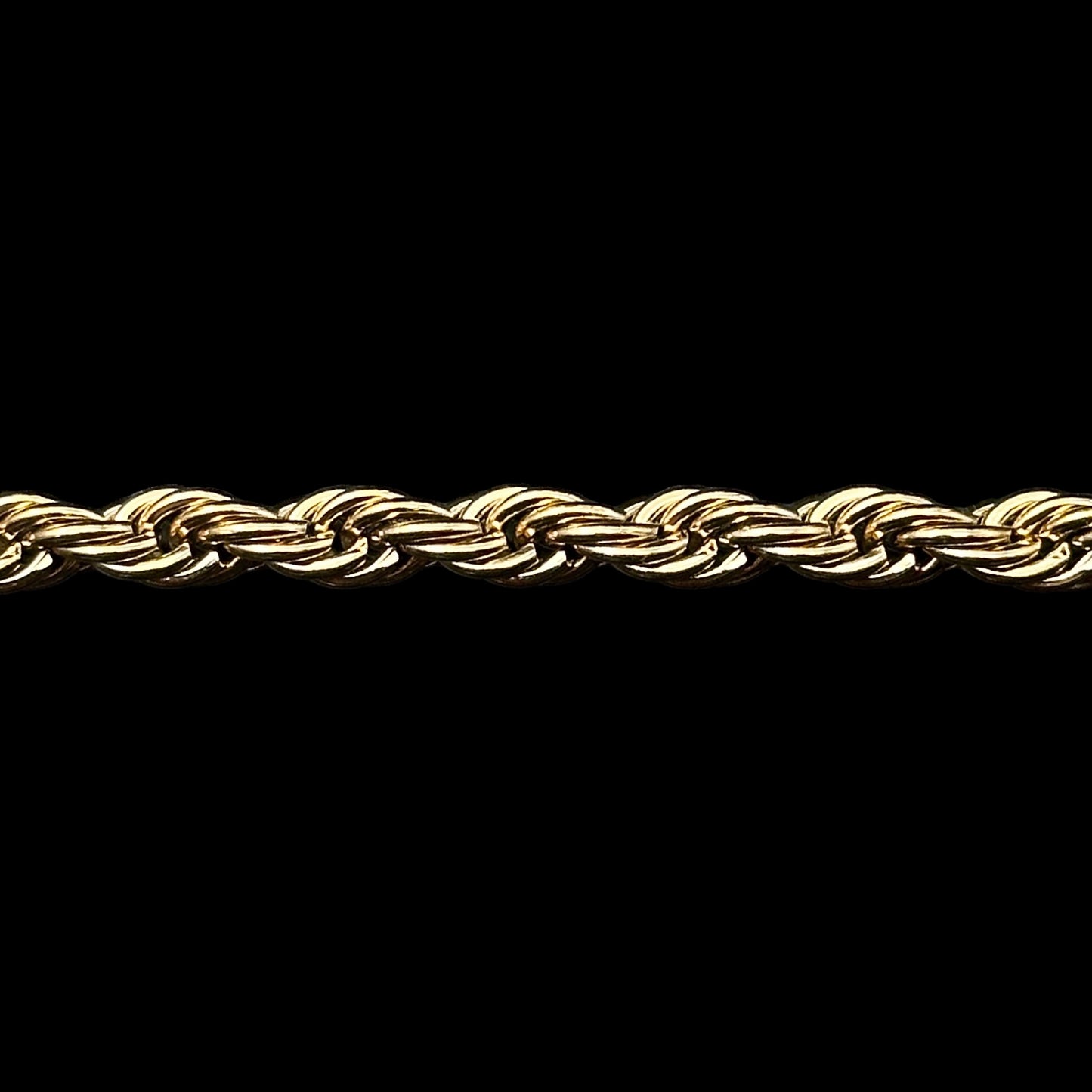 Brățară Rope 4mm Gold INOX