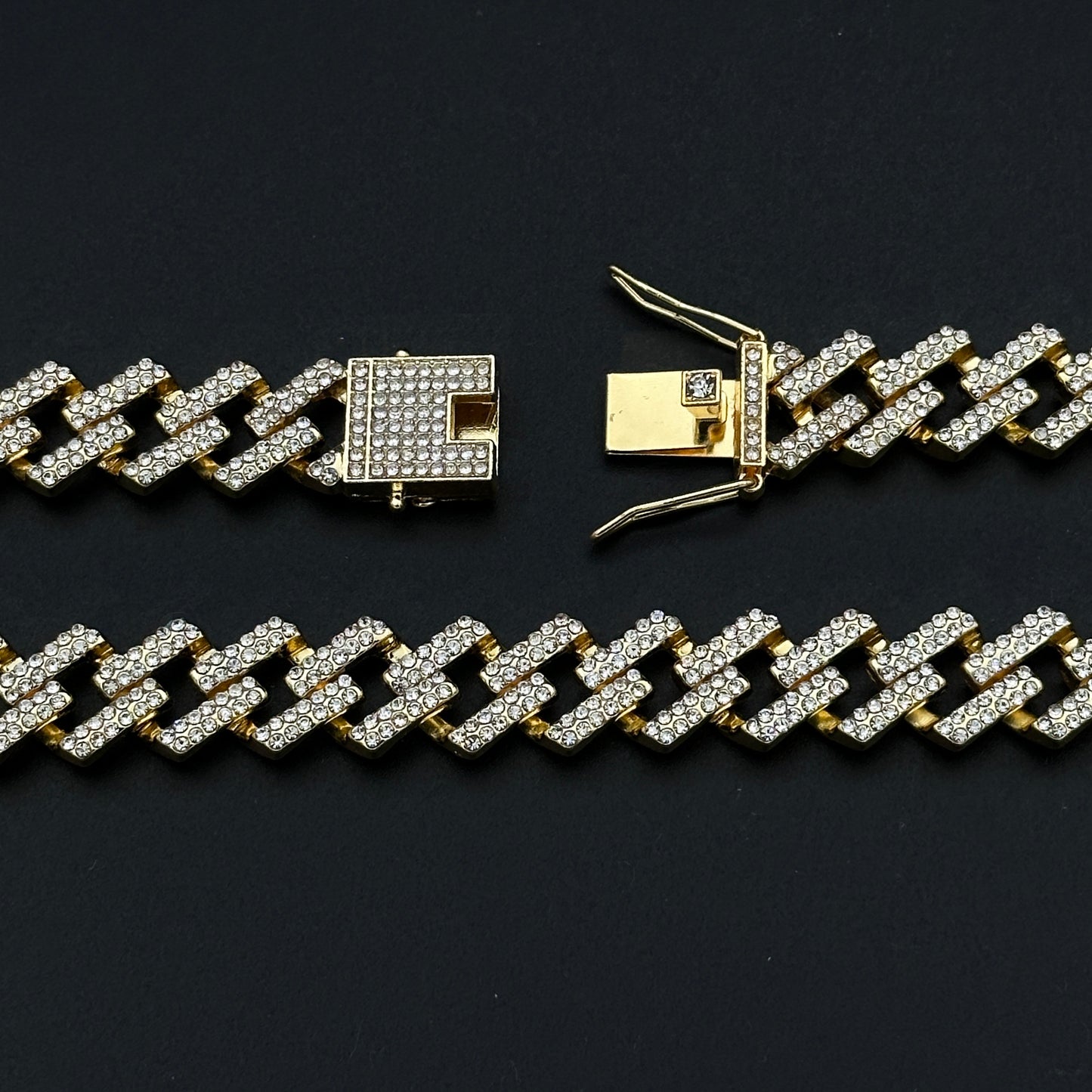 Colier Cuban Miami Gold