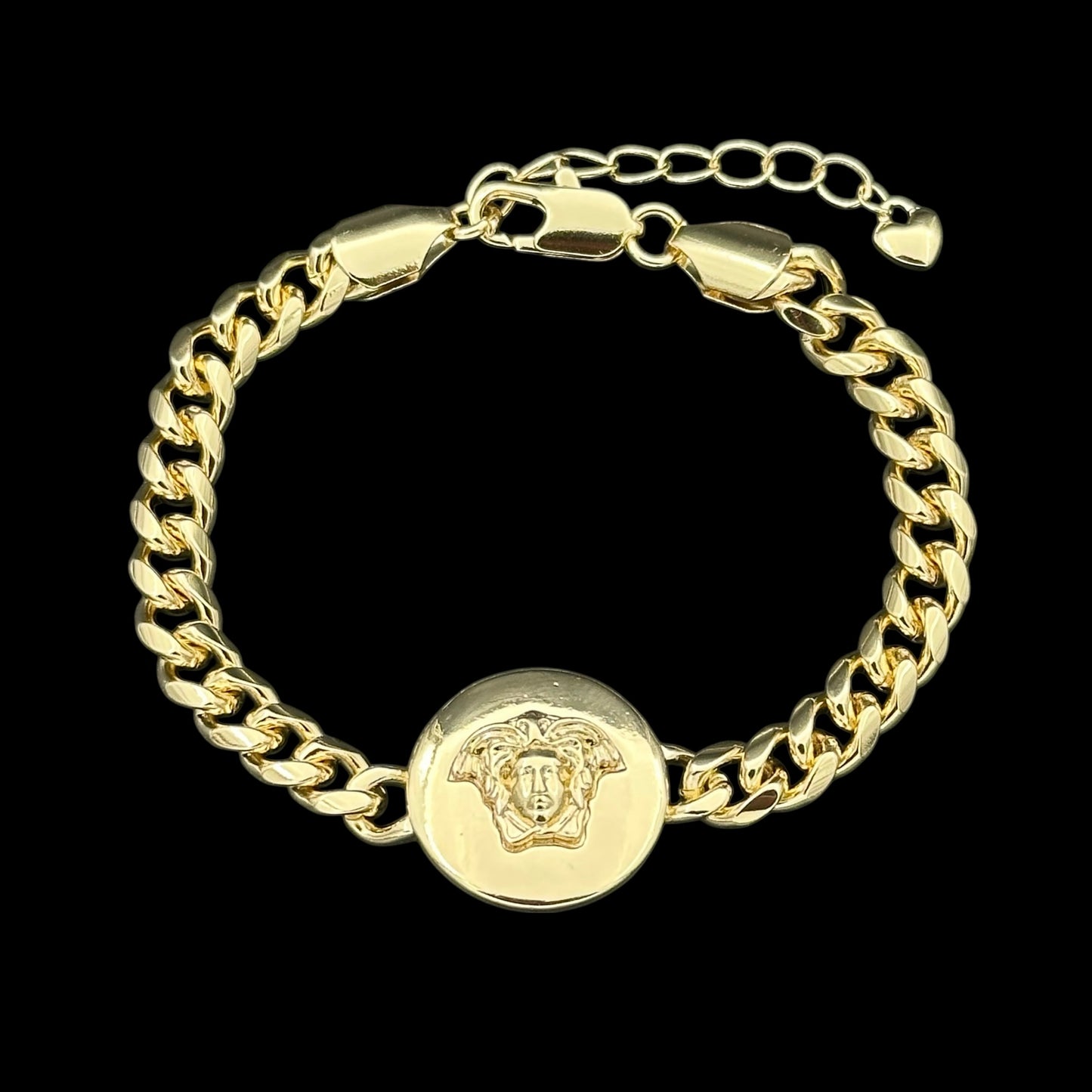 Brățară Medusa Placată cu Aur 18K