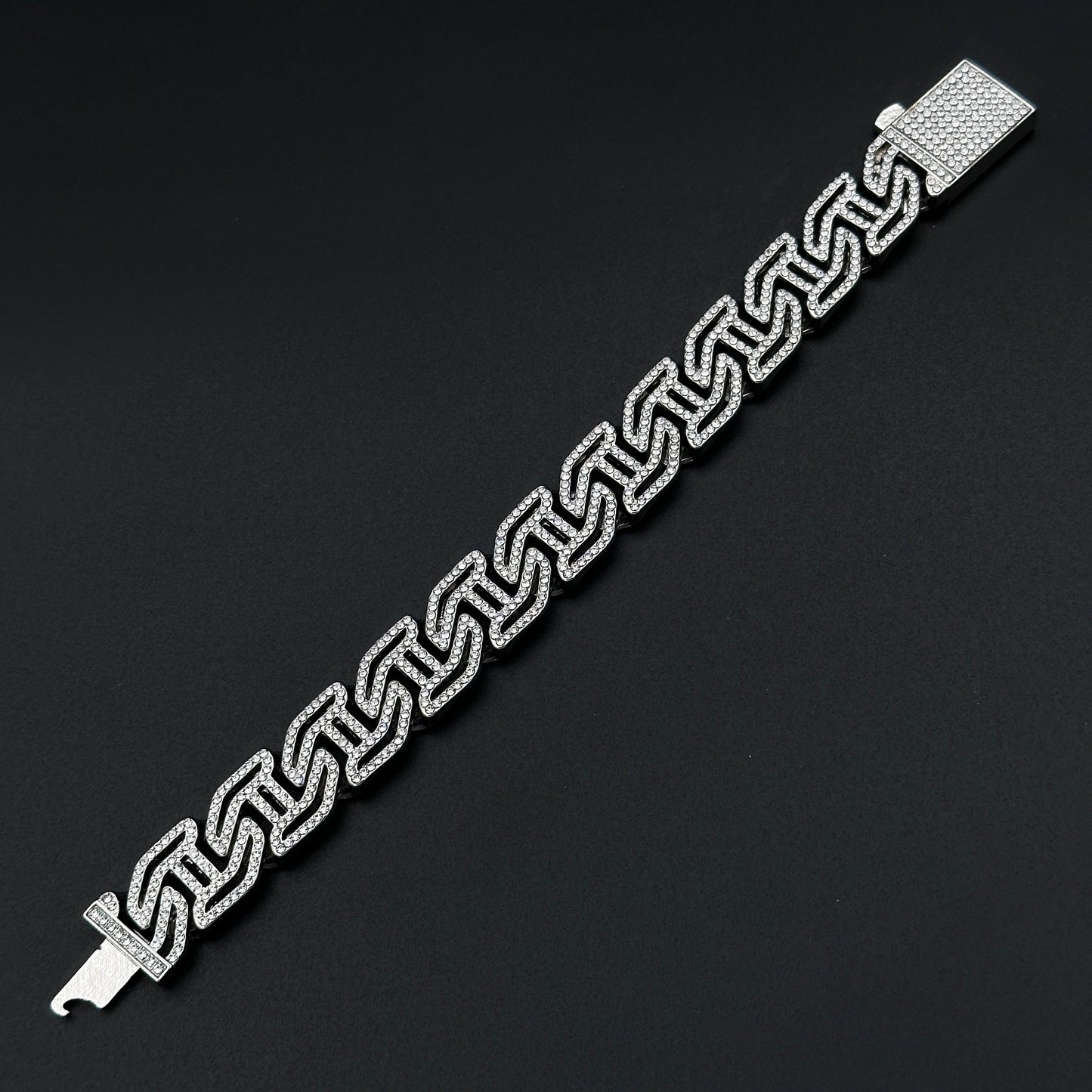Brățară Cuban Havana Silver
