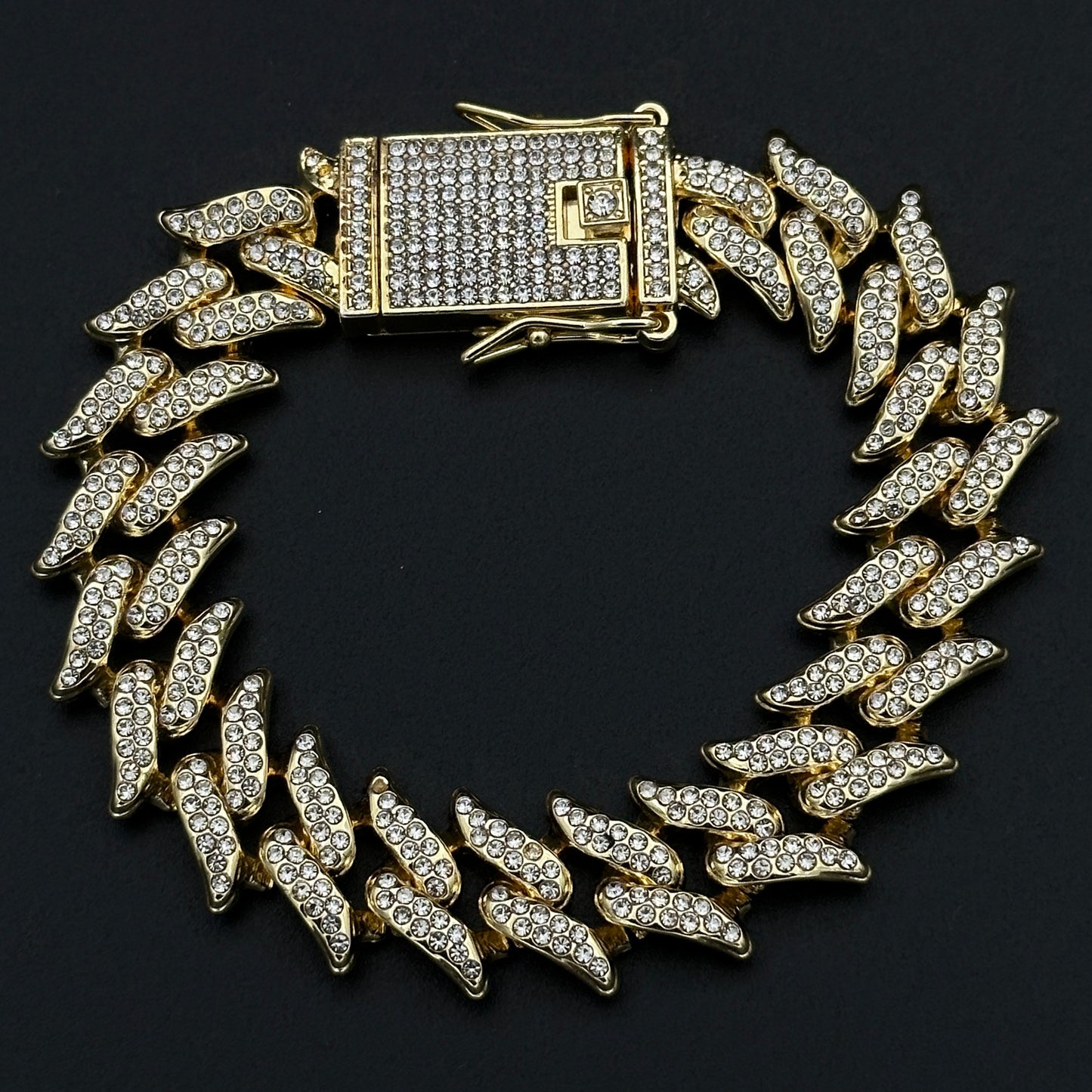 Brățară Cuban Rebel Gold