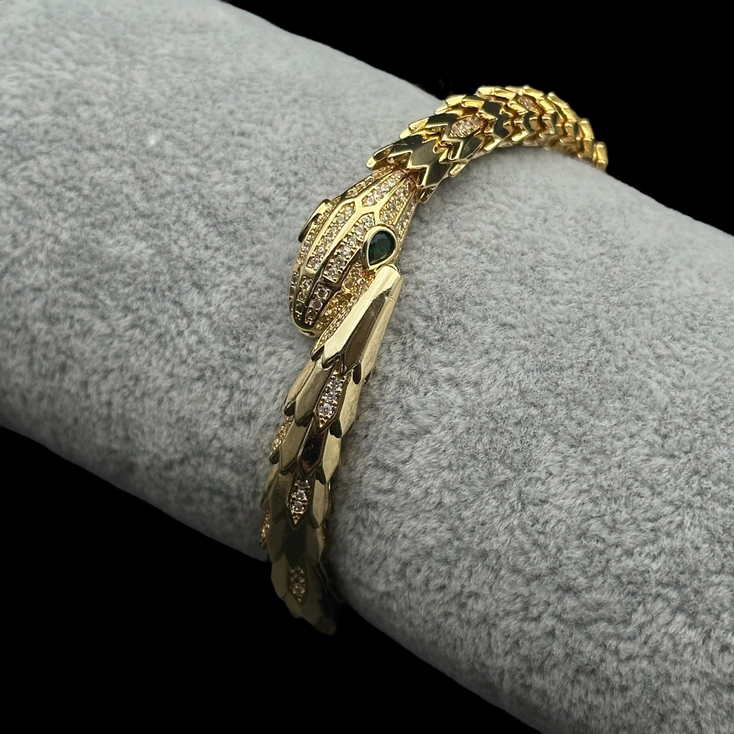 Brățară Fixă Snake Gold INOX