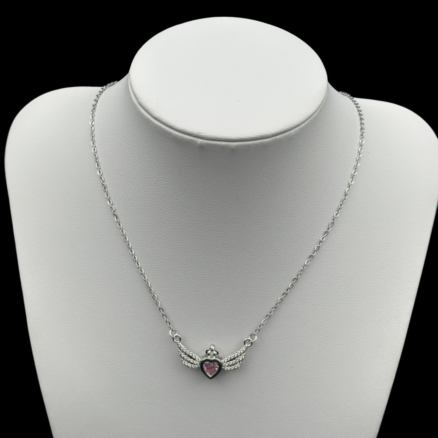 Colier cu pandantiv Angel 2 Pink