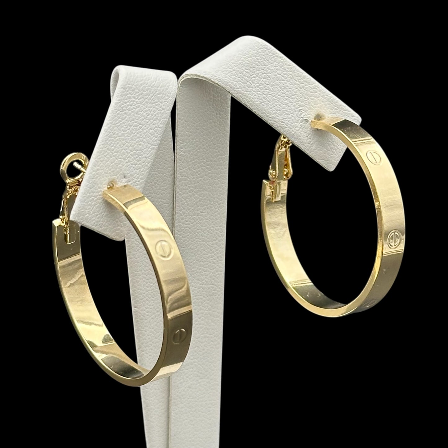 Cercei Love Placați cu Aur 18K