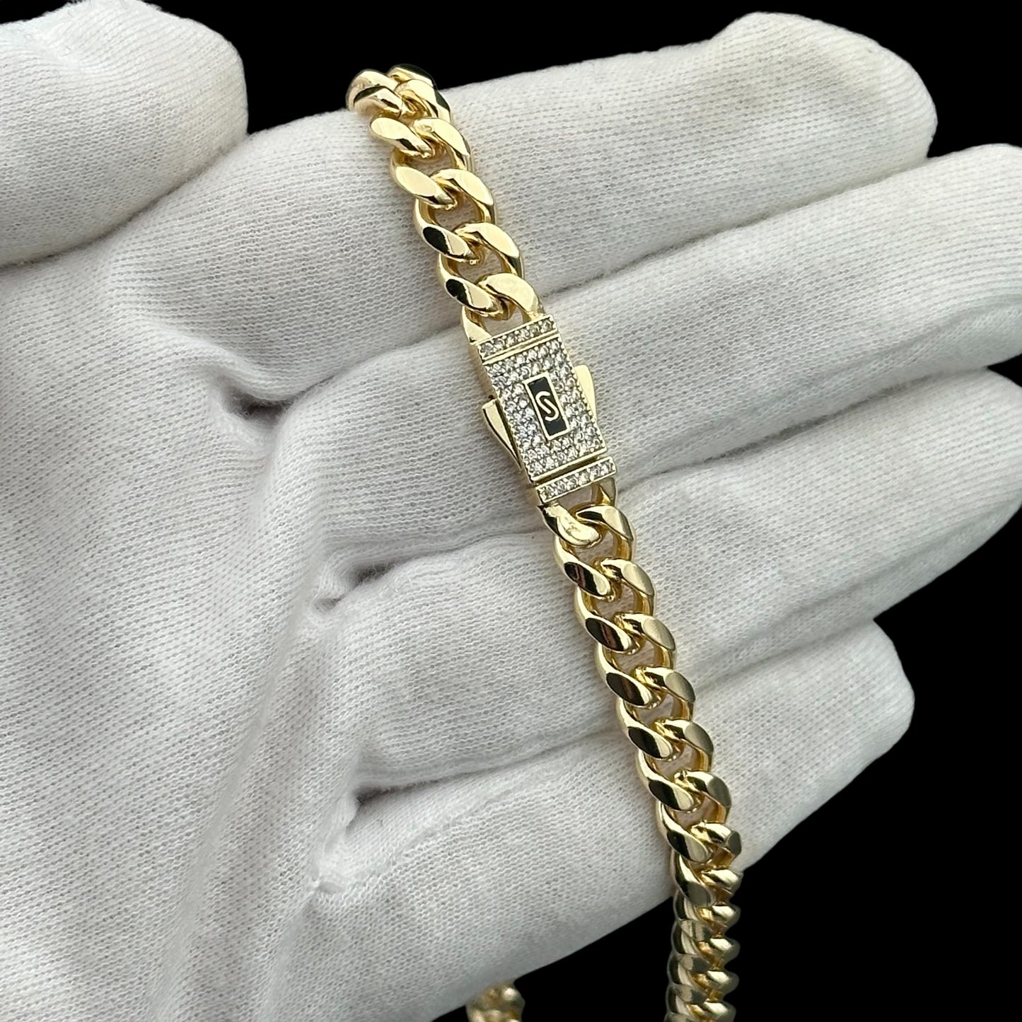Colier Cuban Miami Placat cu Aur 18K