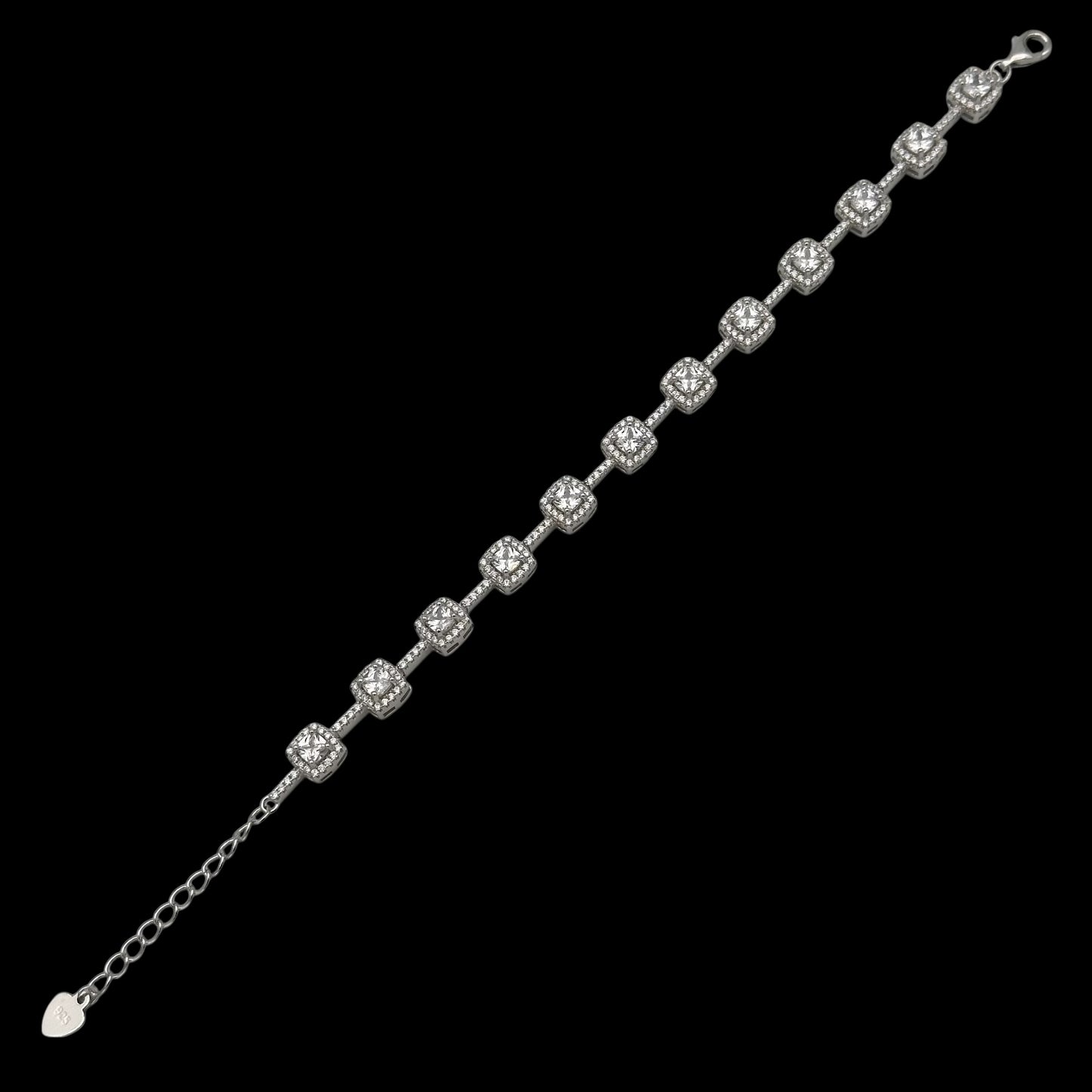 Bratara Tennis Exclusive Argint