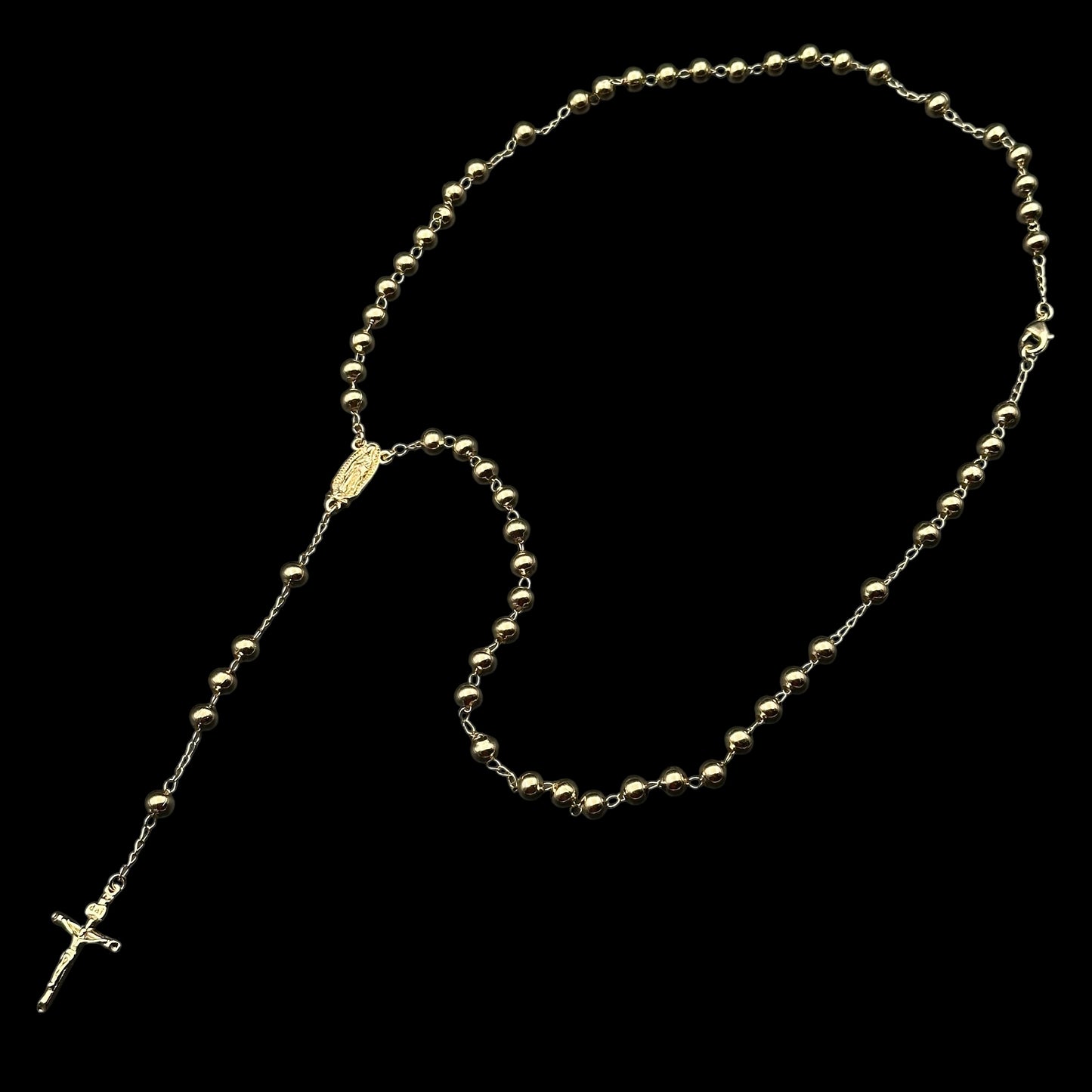 Colier Rosary Sacred Placat cu Aur 18K