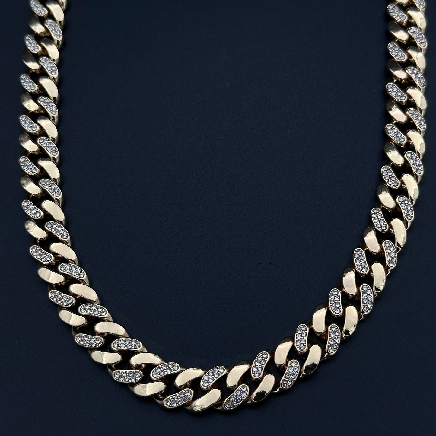 Colier Cuban Improved Gold