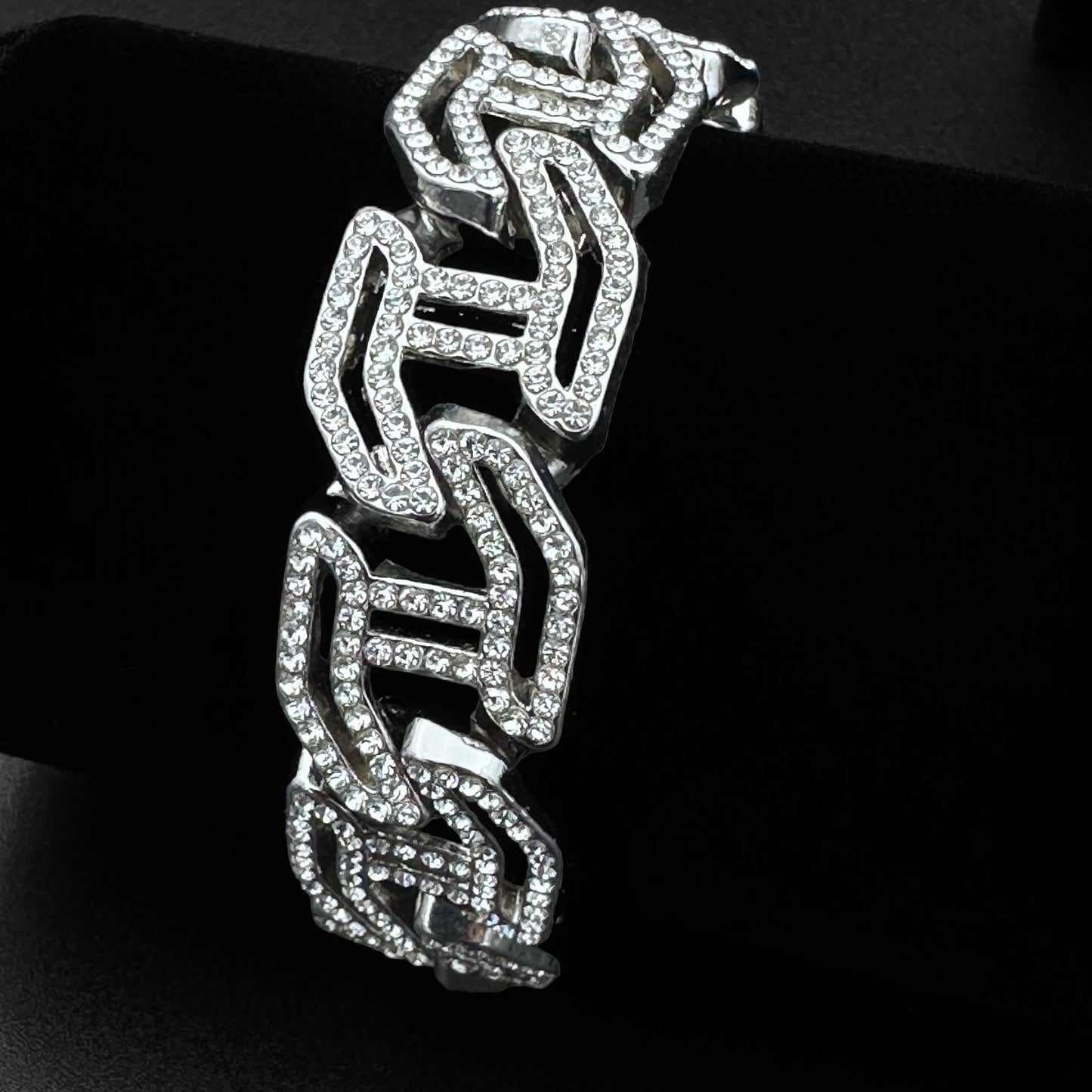 Brățară Cuban Havana Silver